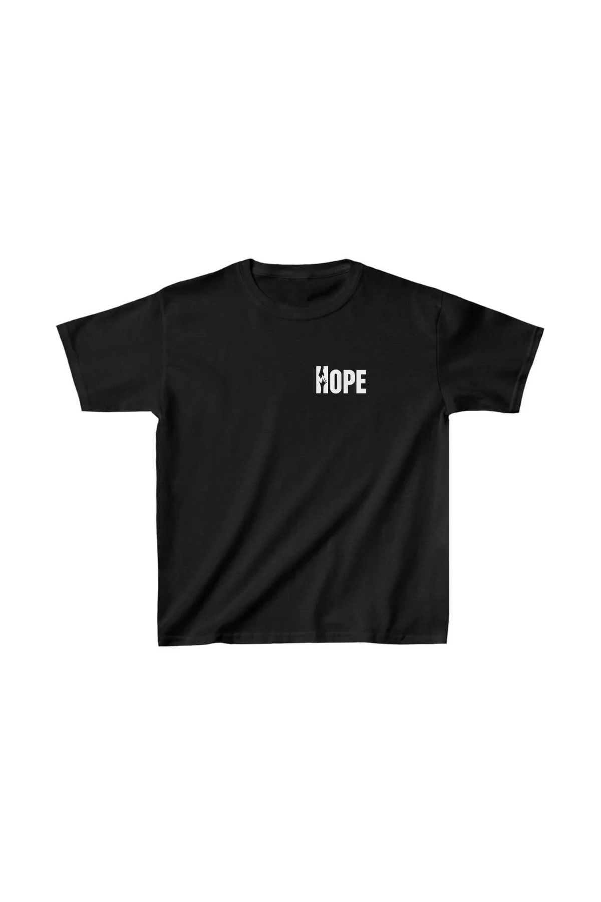 luz&pos Unisex Çocuk Baskılı T-Shirt - Siyah