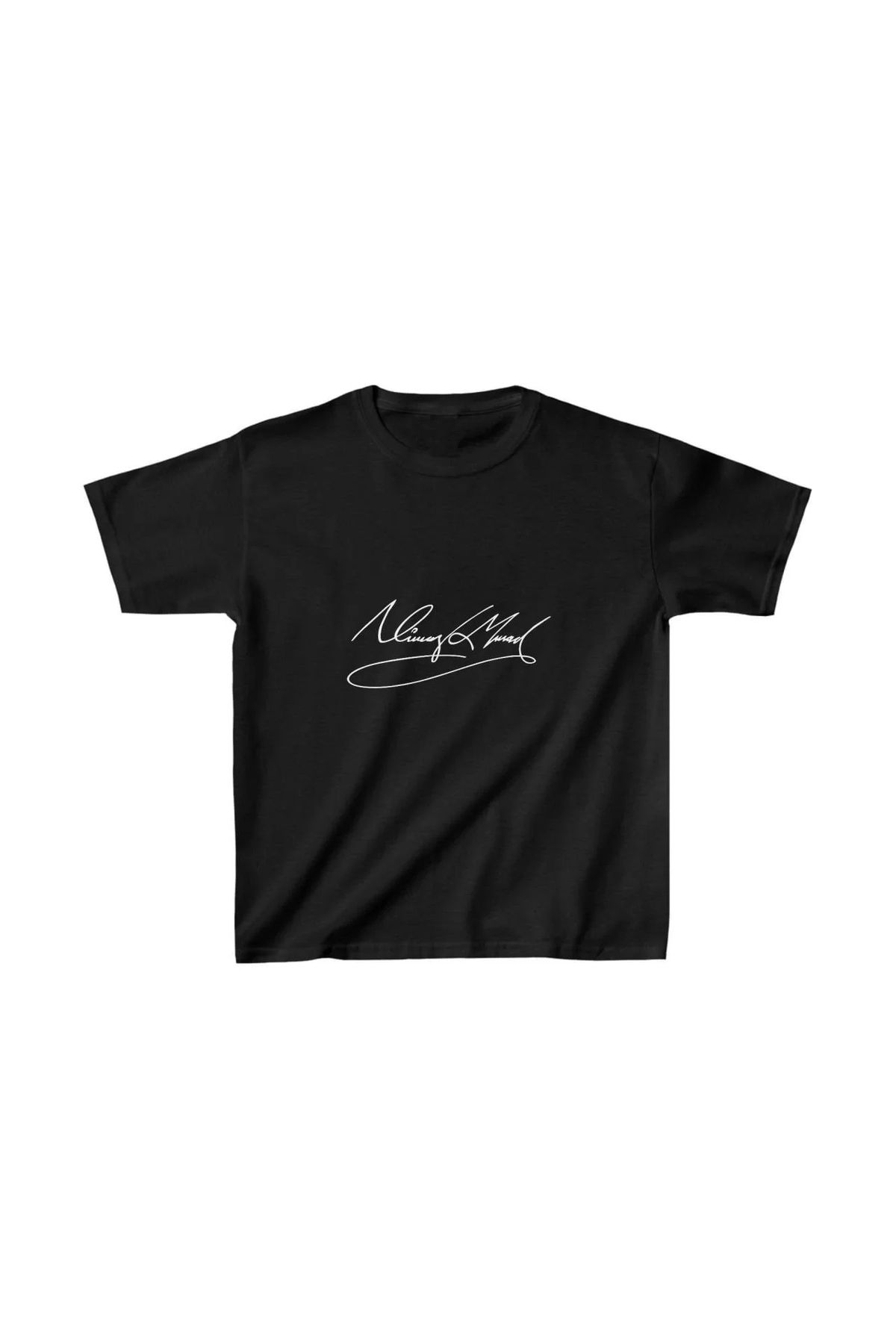 luz&pos Unisex Çocuk Baskılı T-Shirt - Siyah