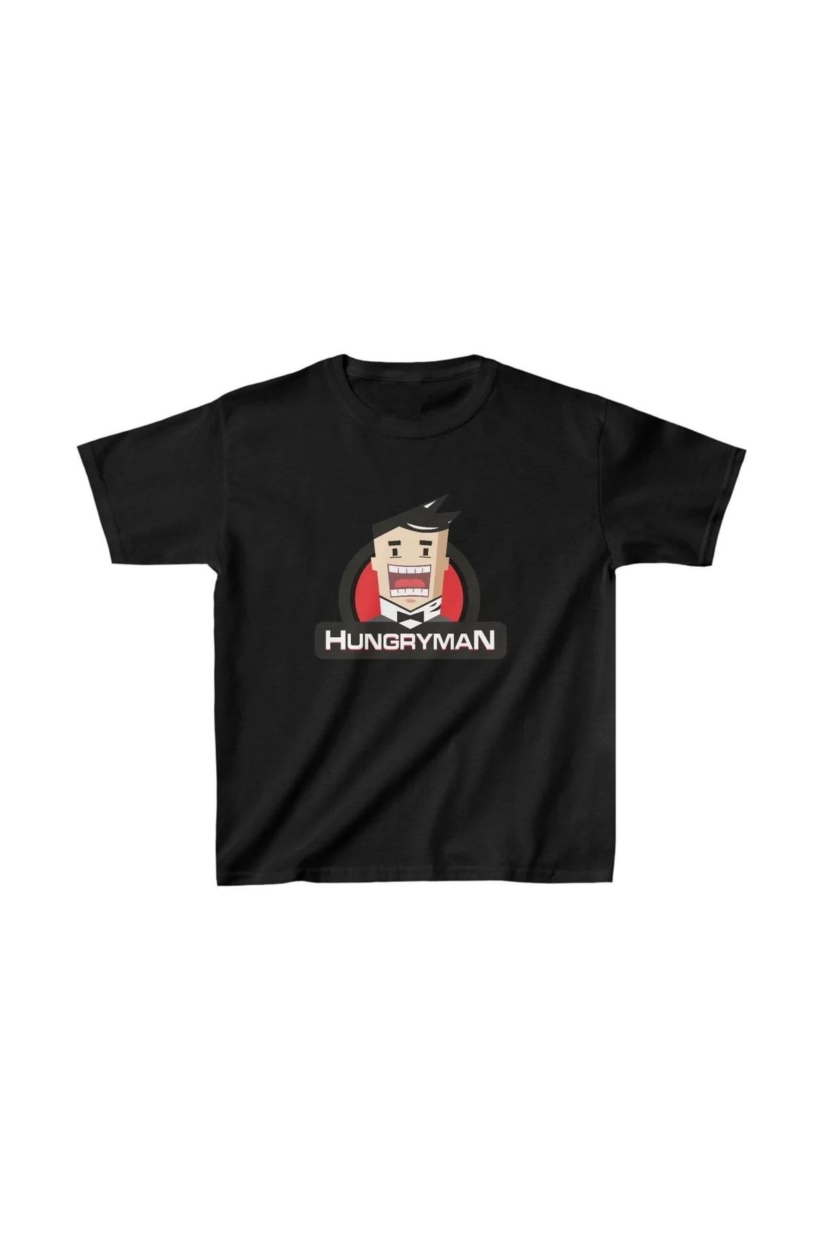 luz&pos Unisex Çocuk Baskılı T-Shirt - Siyah