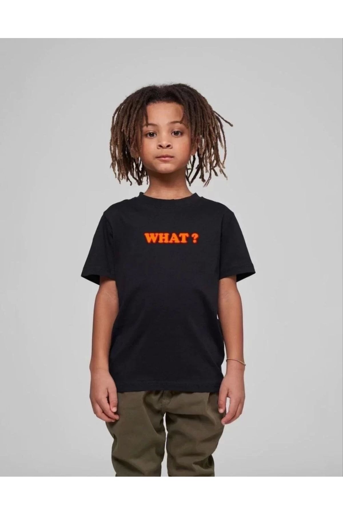 luz&pos Çocuk Unisex Baskılı T-Shirt - Siyah