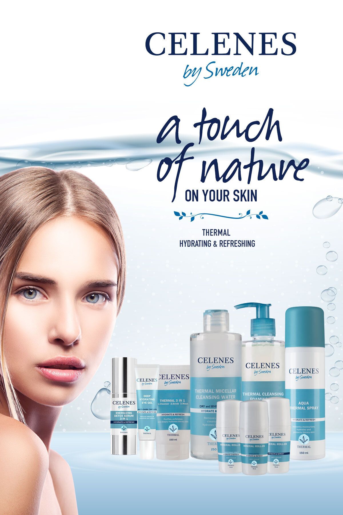 Celenes-Thermal Facial Cleansing Set Two in One Oily and Combination Skin 250 Ml + 250 Ml 3
