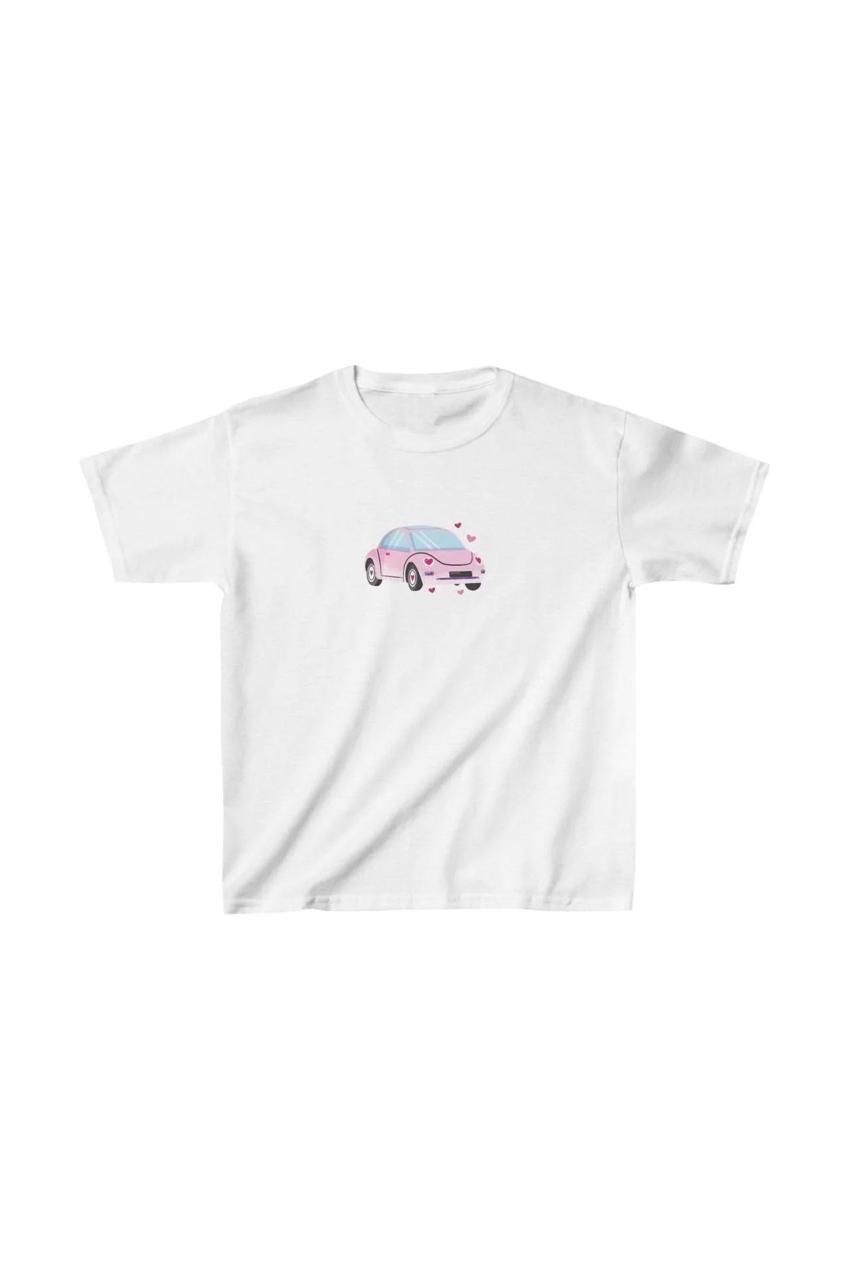 luz&pos Unisex Çocuk Baskılı T-Shirt - Beyaz