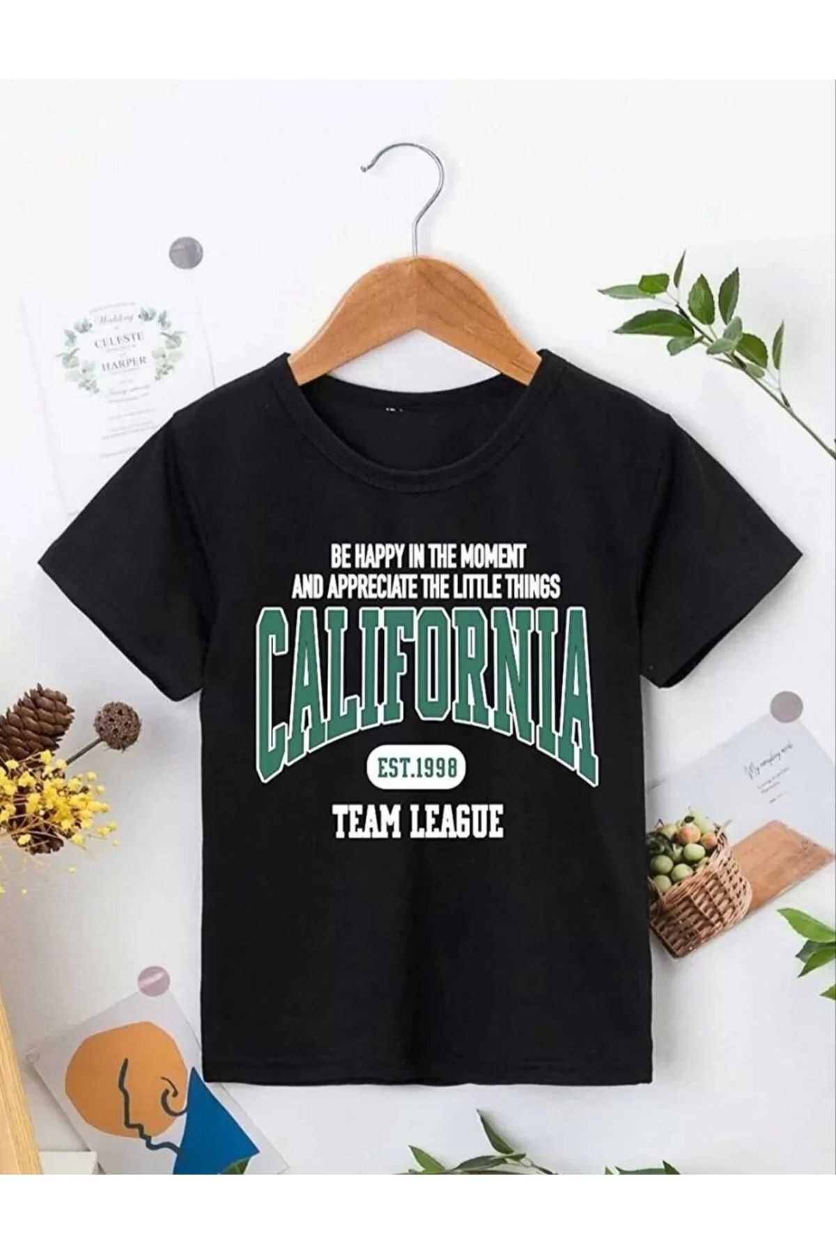 luz&pos Erkek Çocuk Baskılı T-Shirt - Siyah