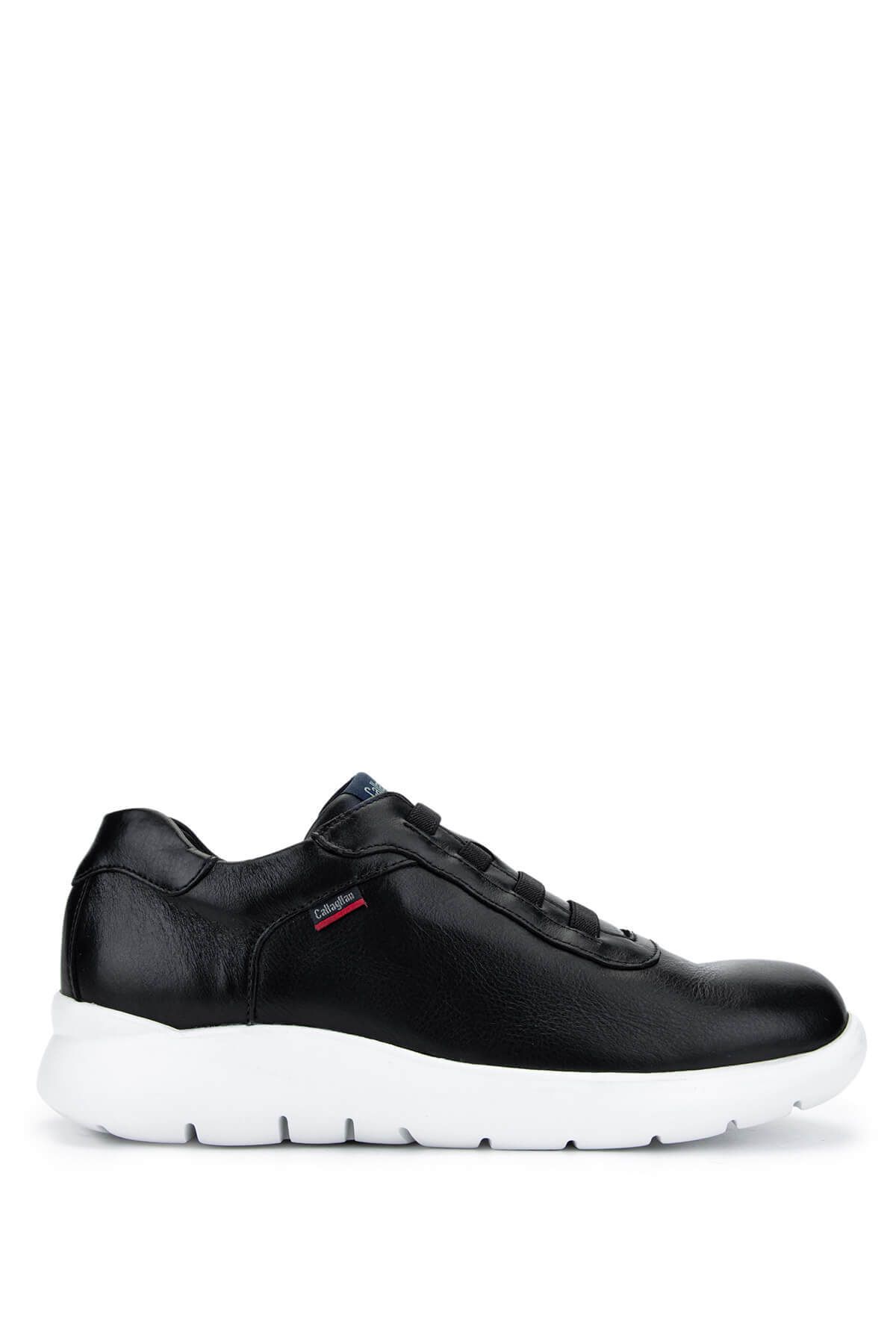 Callaghan Erkek Hakiki Deri Siyah Sneakers & Spor Ayakkabı