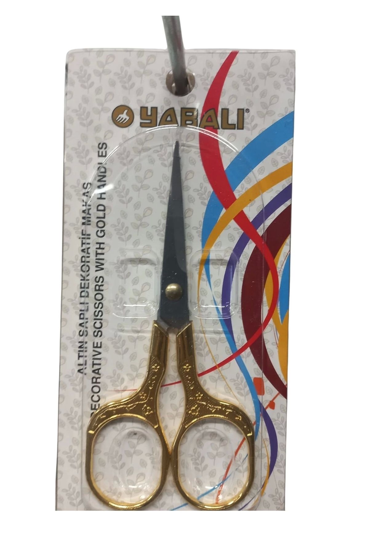 P Parla Nakış Makası Altın Saplı Dekoratif Makas Model 1