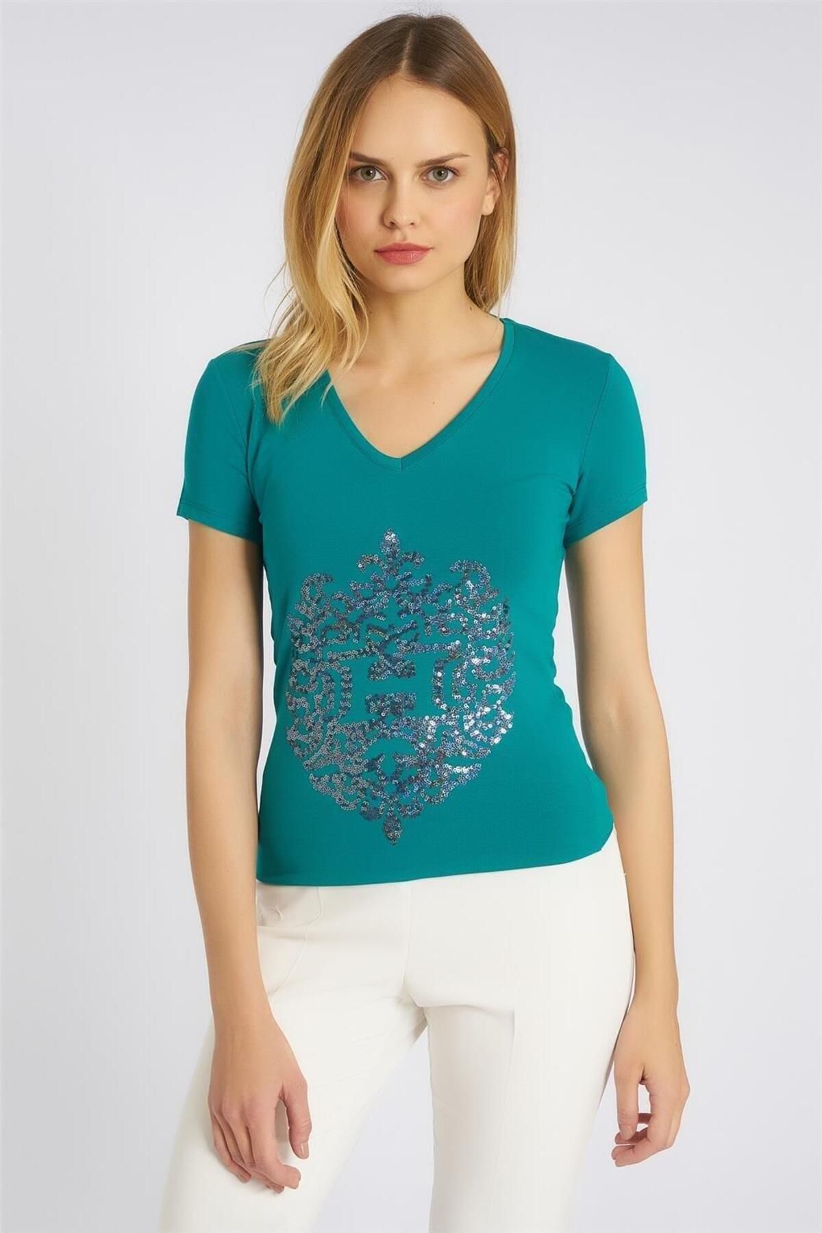 HomeStore Payet İşlemeli Tshirt