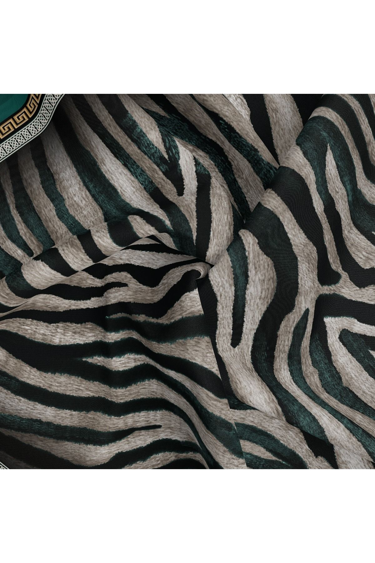 Levidor-Zebra Pattern Sparkling Crystal Scarf 2