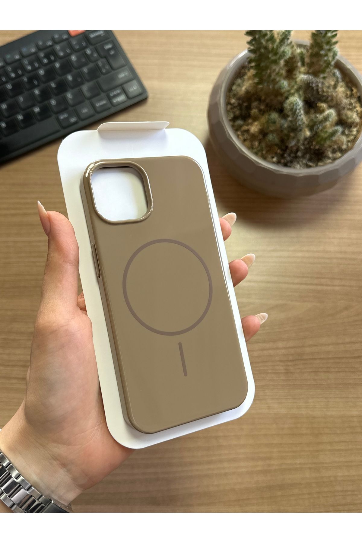 MTL iPhone 13 Animasyonlu Stylus Silikon Kılıf