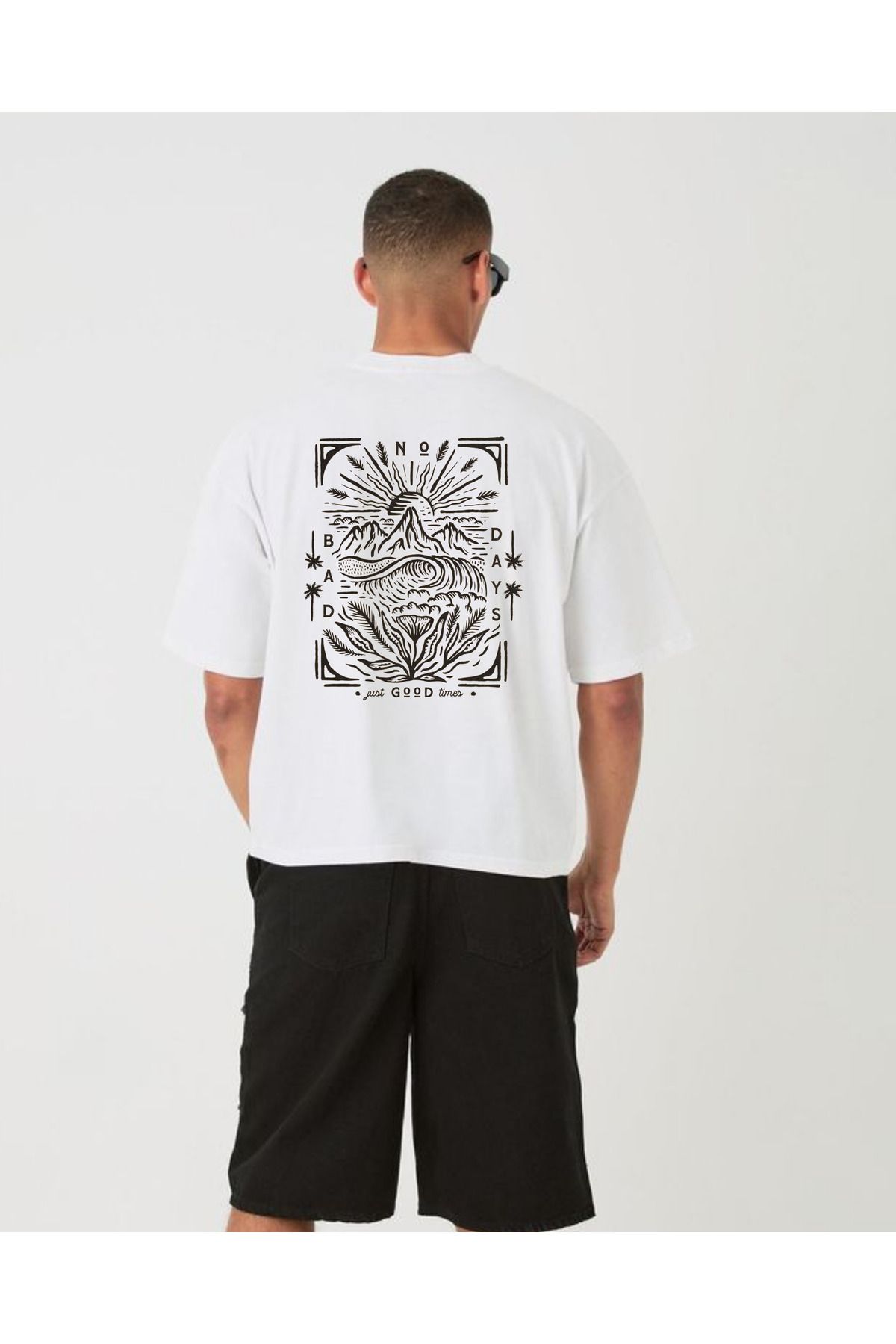 DAĞ TEKSTİL NO BAD DAYS Oversize T-shirt