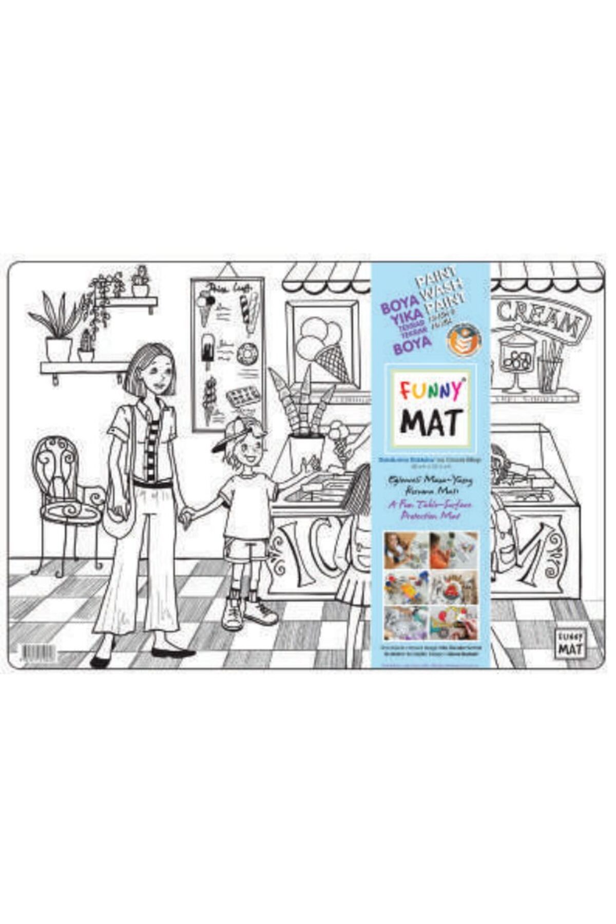 Destek Yayınları Funny Mat Dondurma Dükknı 335x48cm
