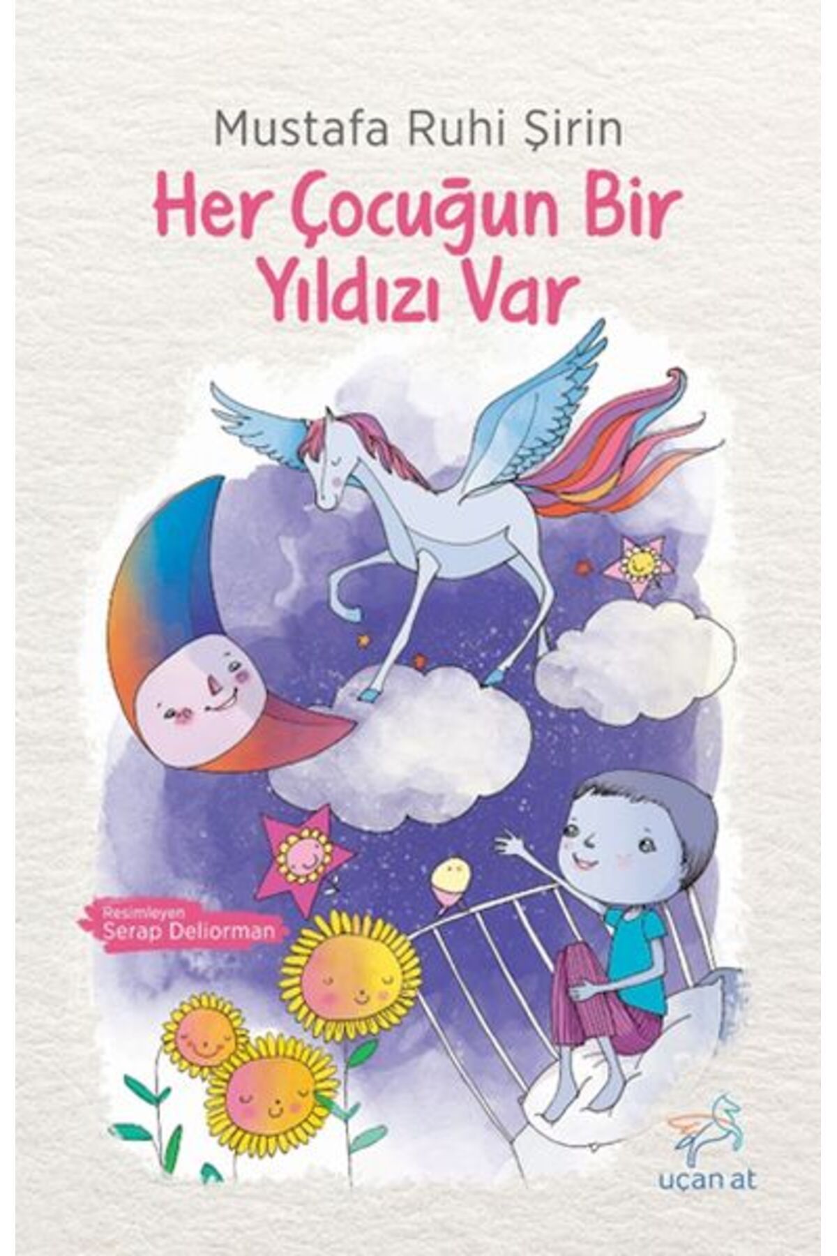 Uçan At Yayınları Her Çocuğun Bir Yıldızı Var SiyahBeyaz Resimli Baskı