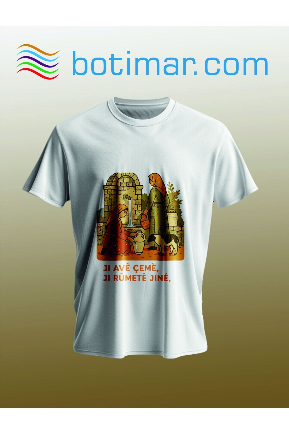 botimar KÜRTÇE TASARIM T-SHIRT-xxl