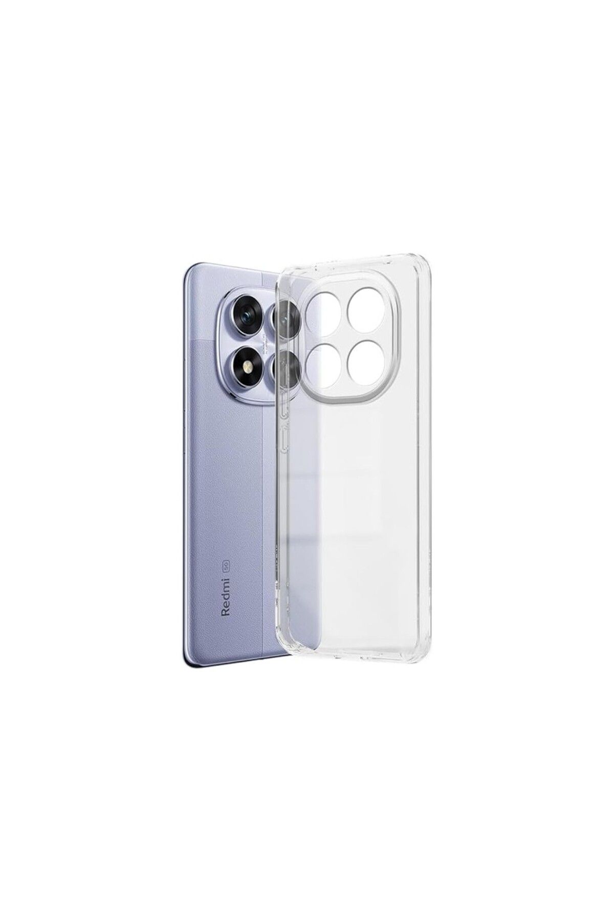 prolysus Xiaomi Redmi Note 14 Pro 5G Kılıf Kamera Korumalı Şeffaf Yumuşak Silikon Kılıf