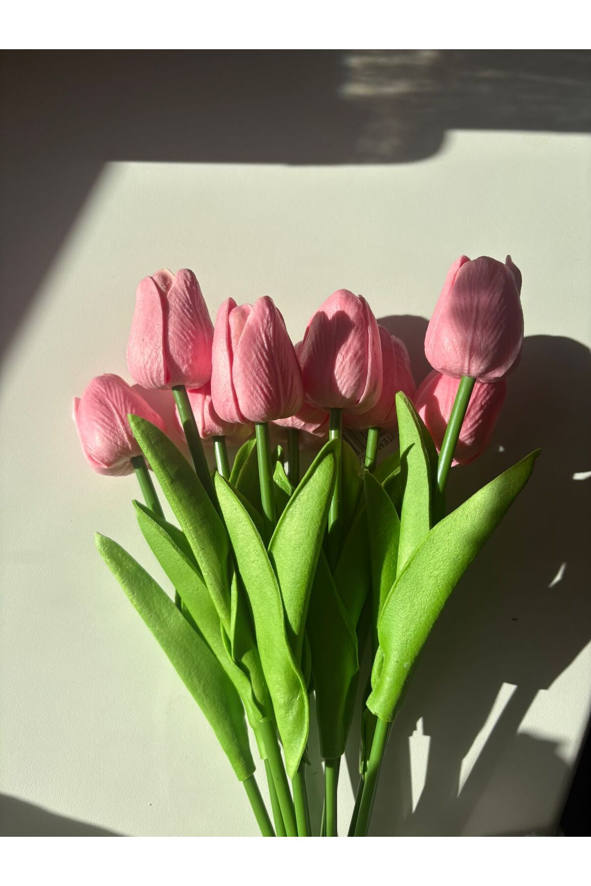 DEFORA PEMBE ISLAK LALE 8 ADET YAPAY LALE PEMBE