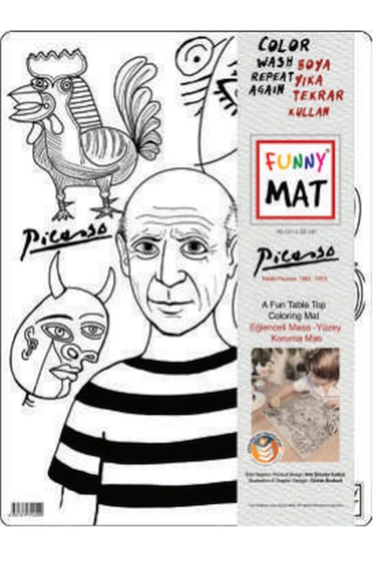 Destek Yayınları Funny Mat Pablo Pıcasso 30 X 40 Cm