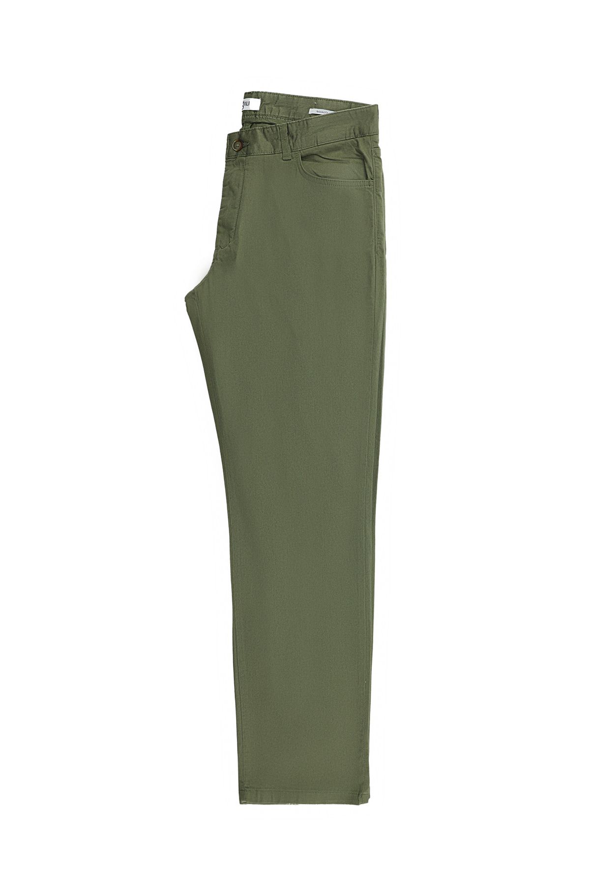 Kiğılı Pantaloni Din Pânză/chino Din Lycra Cu Croiala Relaxată Masculin - 60–4 Drop