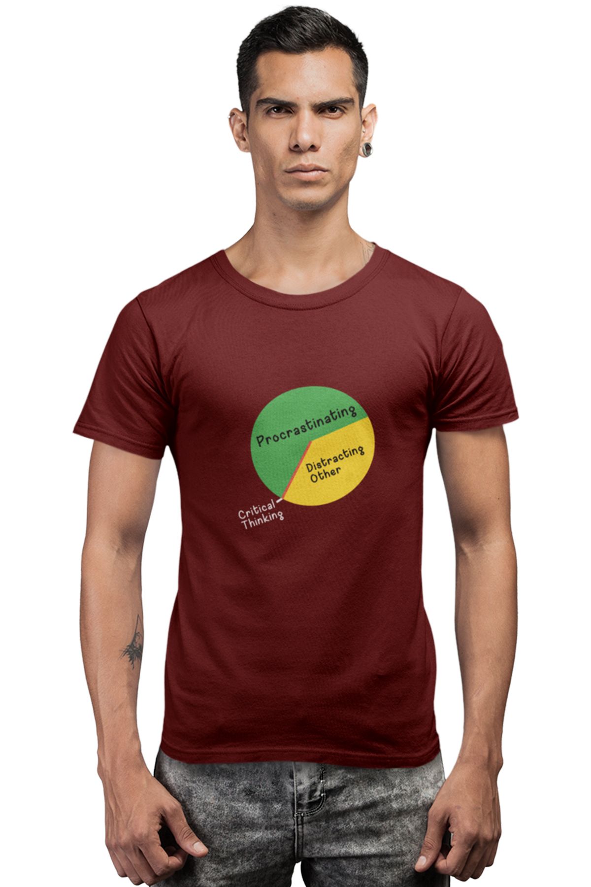 qoeuyl boutique Michael Scott Procrastination The Office Printed Gift Tricou Colorat Unisex Unisex - M