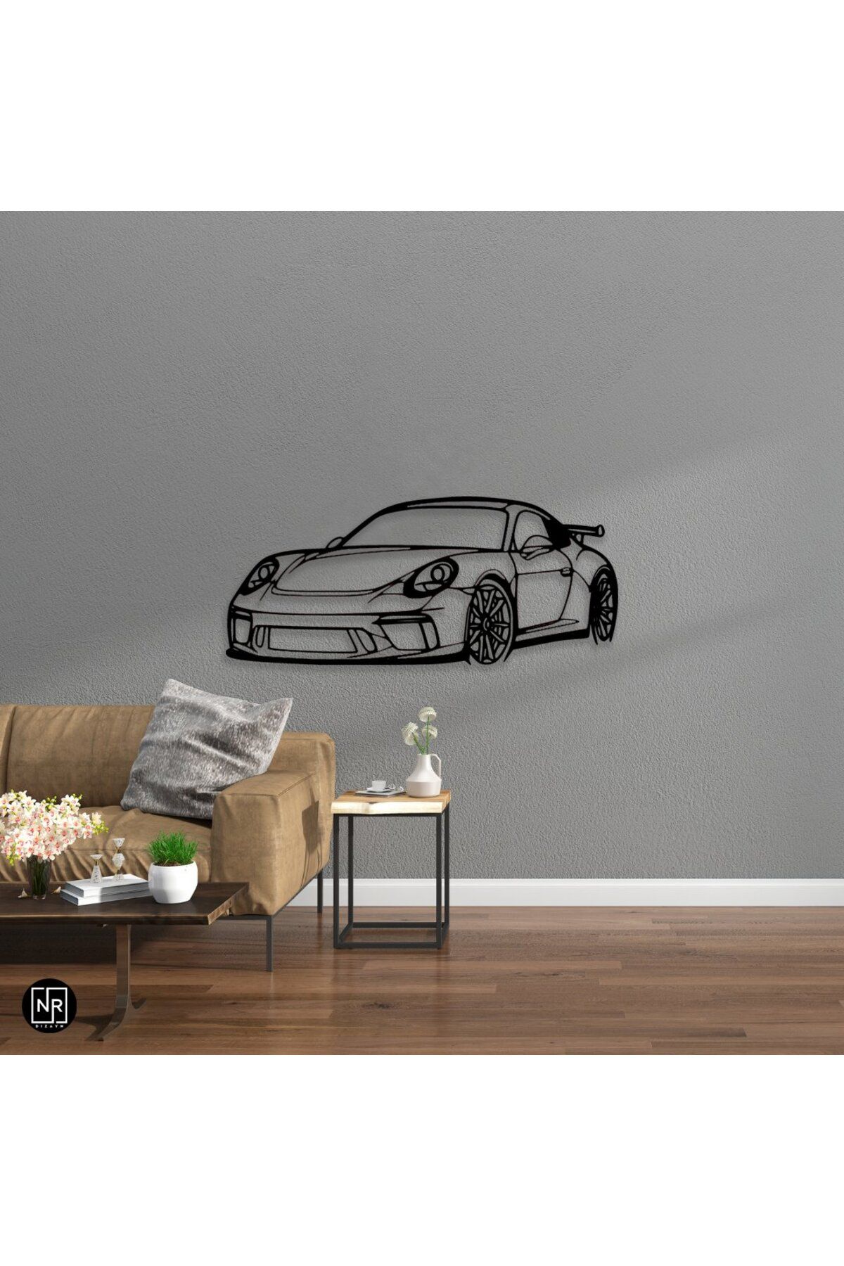 NR Dizayn NR Speedline Dekoratif Metal Duvar Tablosu
