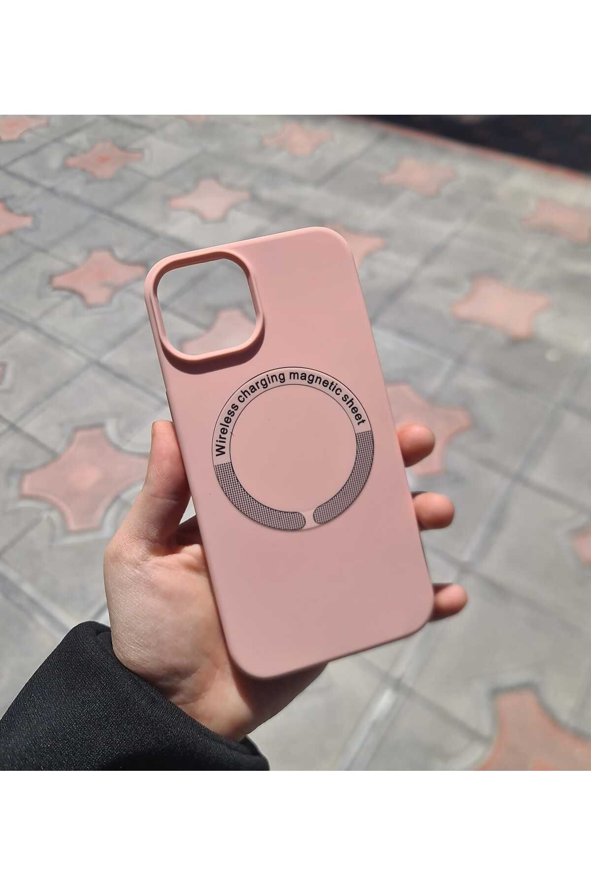 CEP-HANE Apple iPhone 14 Magsafe Özellikli Lansman Silikon Kılıf