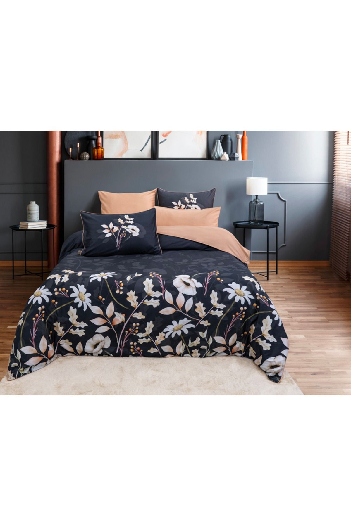 NETAVANTAJ Nijuu Home Private Series Valeska 60S Cotton Yarn Çift Kişilik Nevresim Takımı