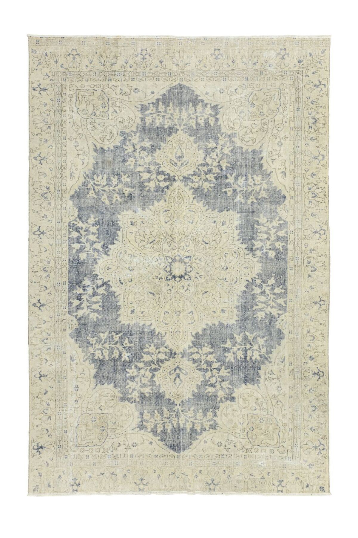 Soho Antiq Viola Madalyon Tasarımlı El Dokuma Halı 210x314 cm
