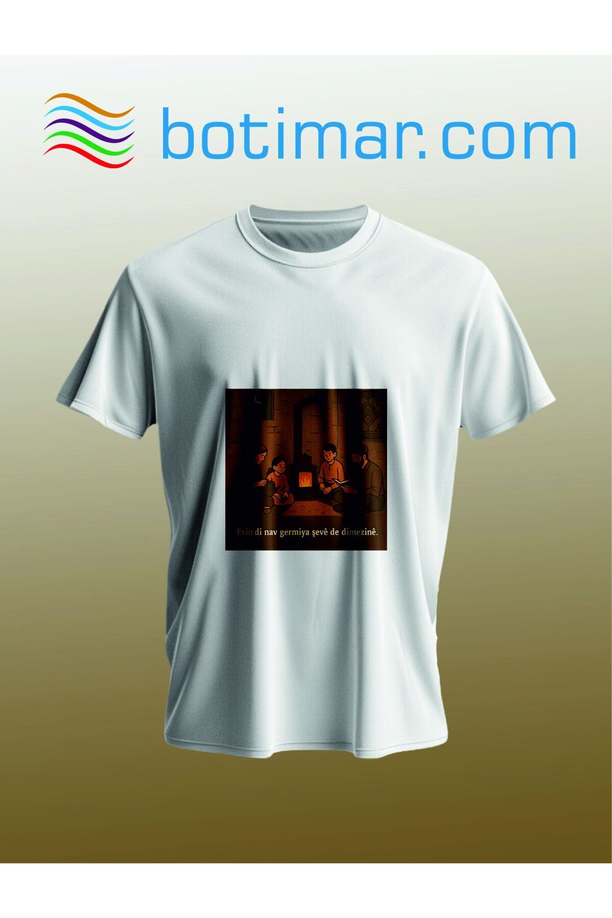 botimar KÜRTÇE TASARIM T-SHIRT-m
