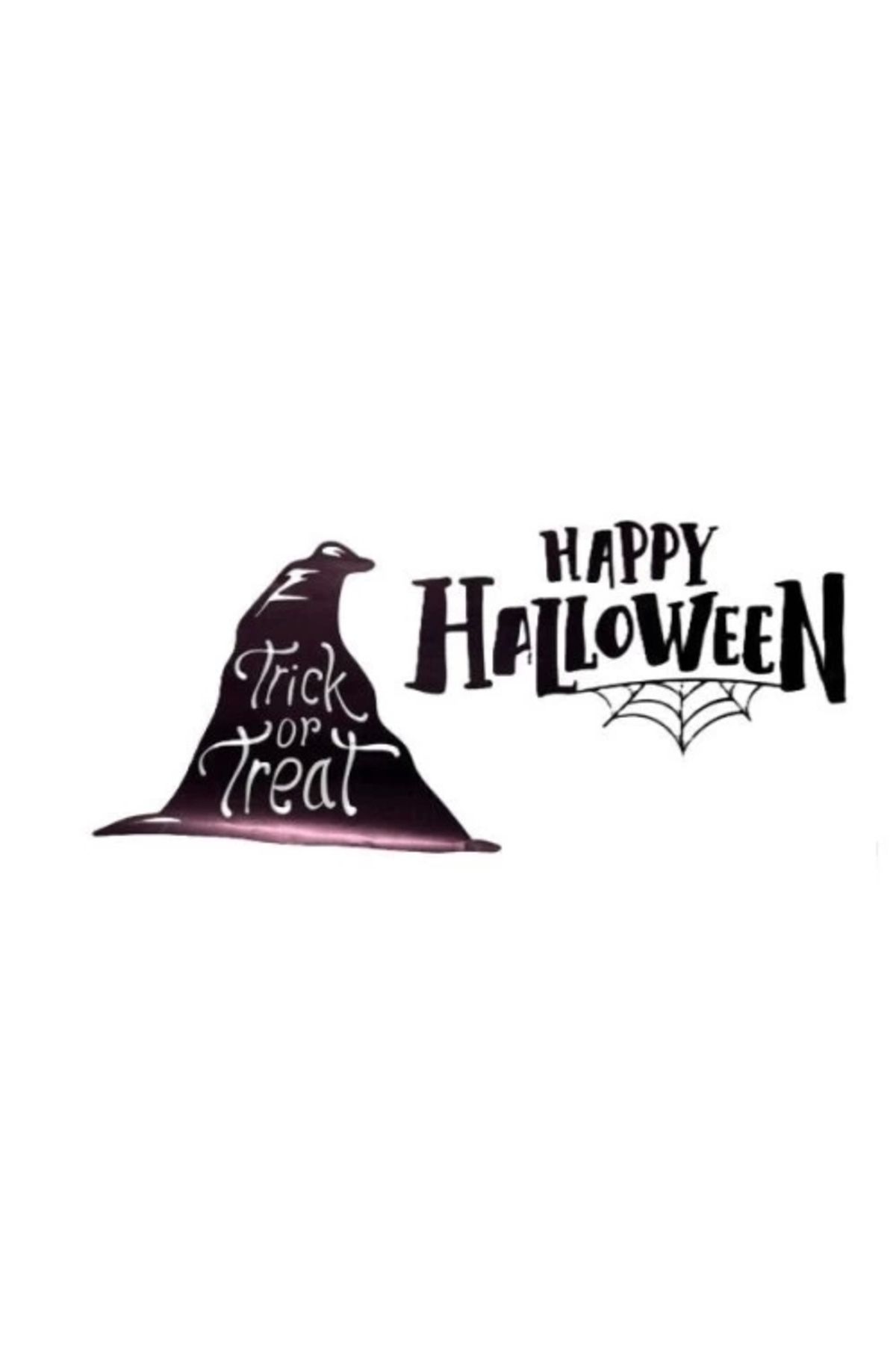 PRATİKOBA Happy Halloween Temalı Duvar Stickerı