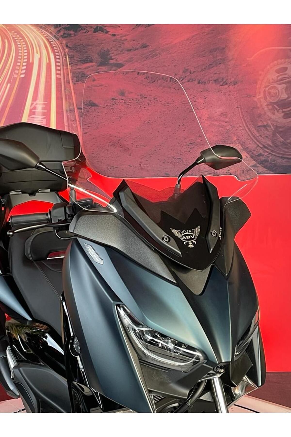 ABV Yamaha X-Max Şeffaf Tur Camı 64x57.5 cm (17-23) - Fiyatı