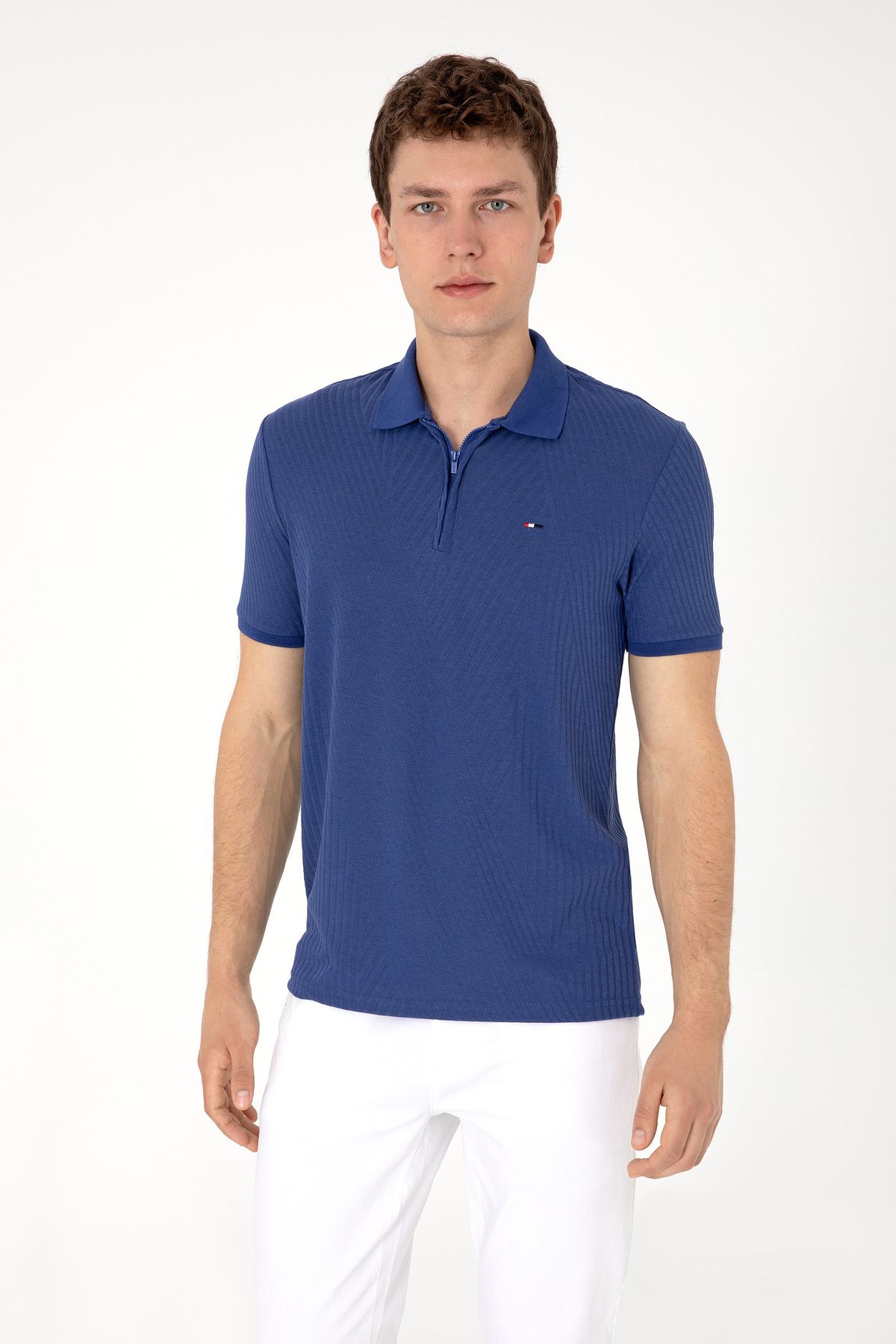 U.S. Polo Assn. Erkek Açık Lacivert Tişört 50299583-VR059