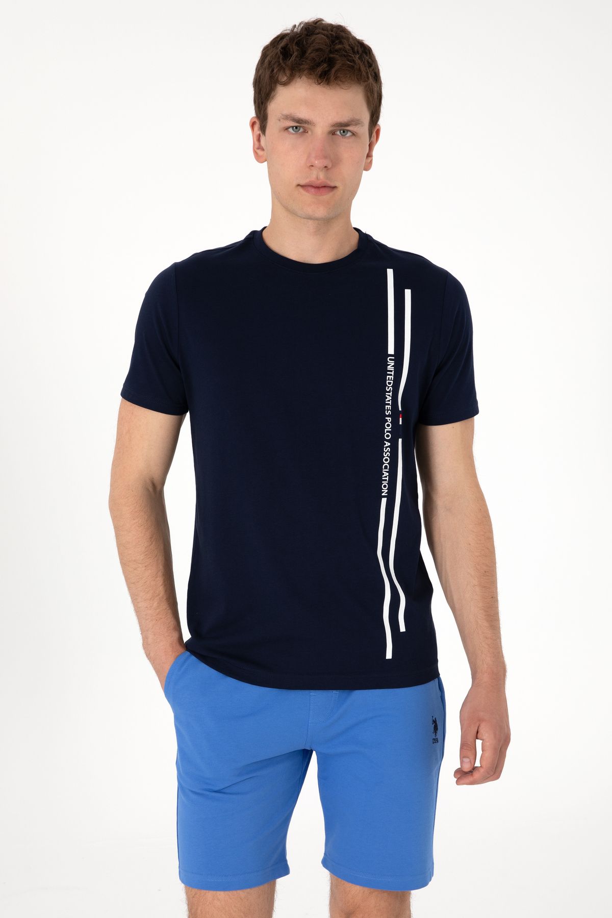 U.S. Polo Assn. Erkek Lacivert Tişört 50299763-VR033