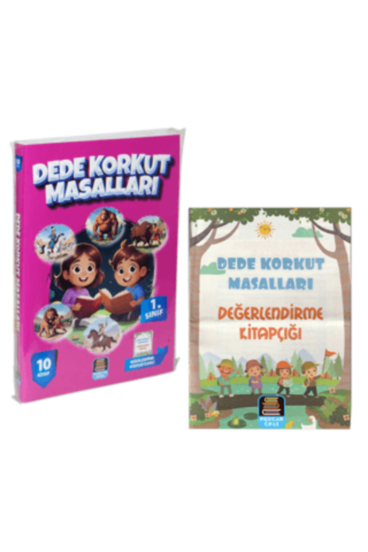 Mercan Okul Yayınları 1. Sınıf Okuma Seti Dede Korkut Masalları 10 Kitap + Değerlendirme Kitapçığı İlaveli