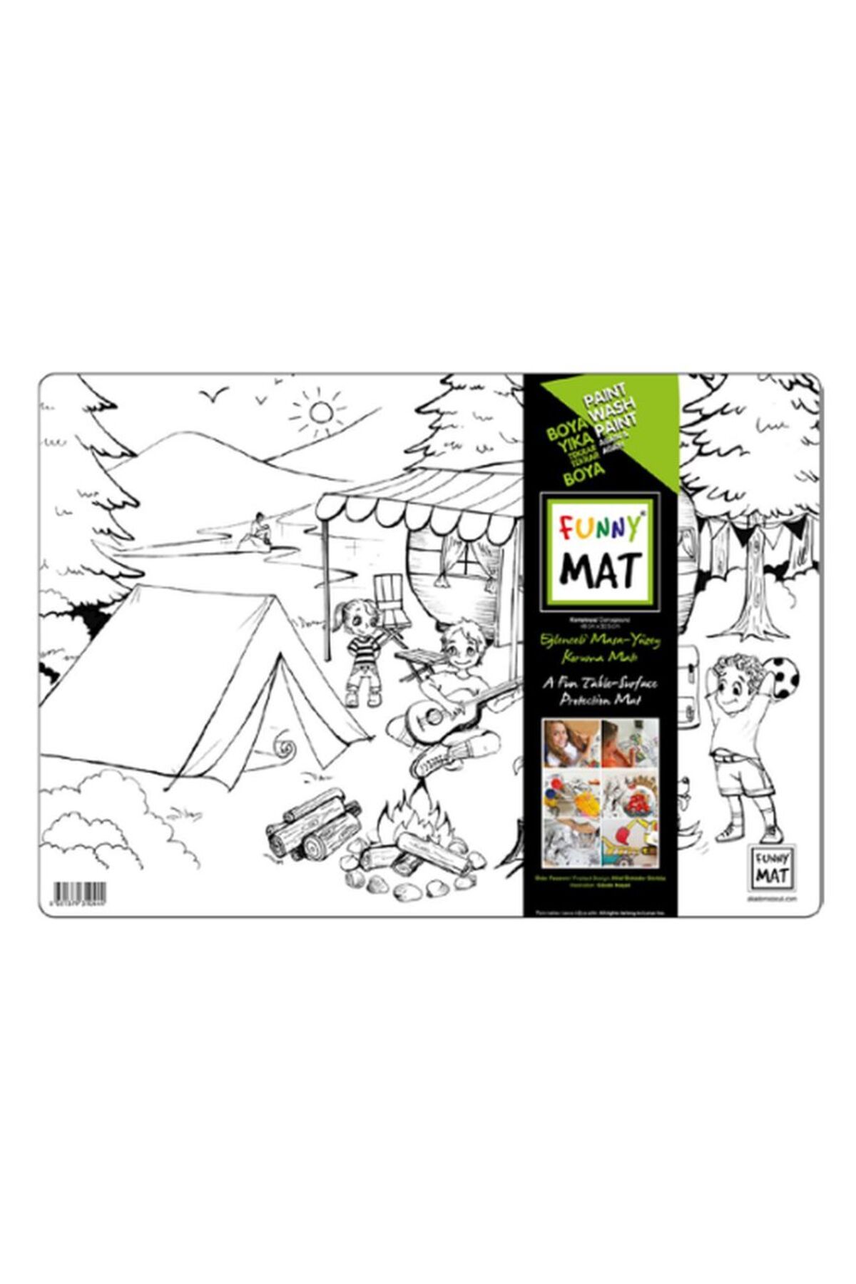 Destek Yayınları Funny Mat Kamptayız 335x48cm