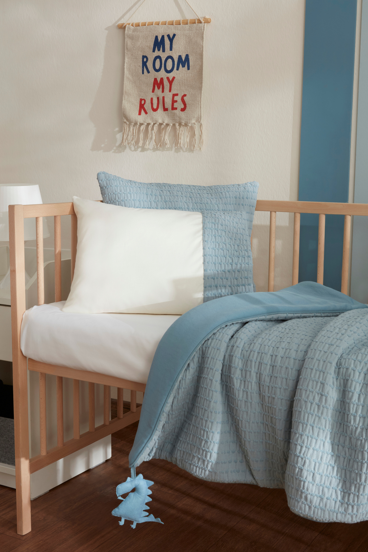 Karaca Home Bebek Harper %100 Pamuk Comfort Set Mavi fotoğrafı 3 (önizleme)