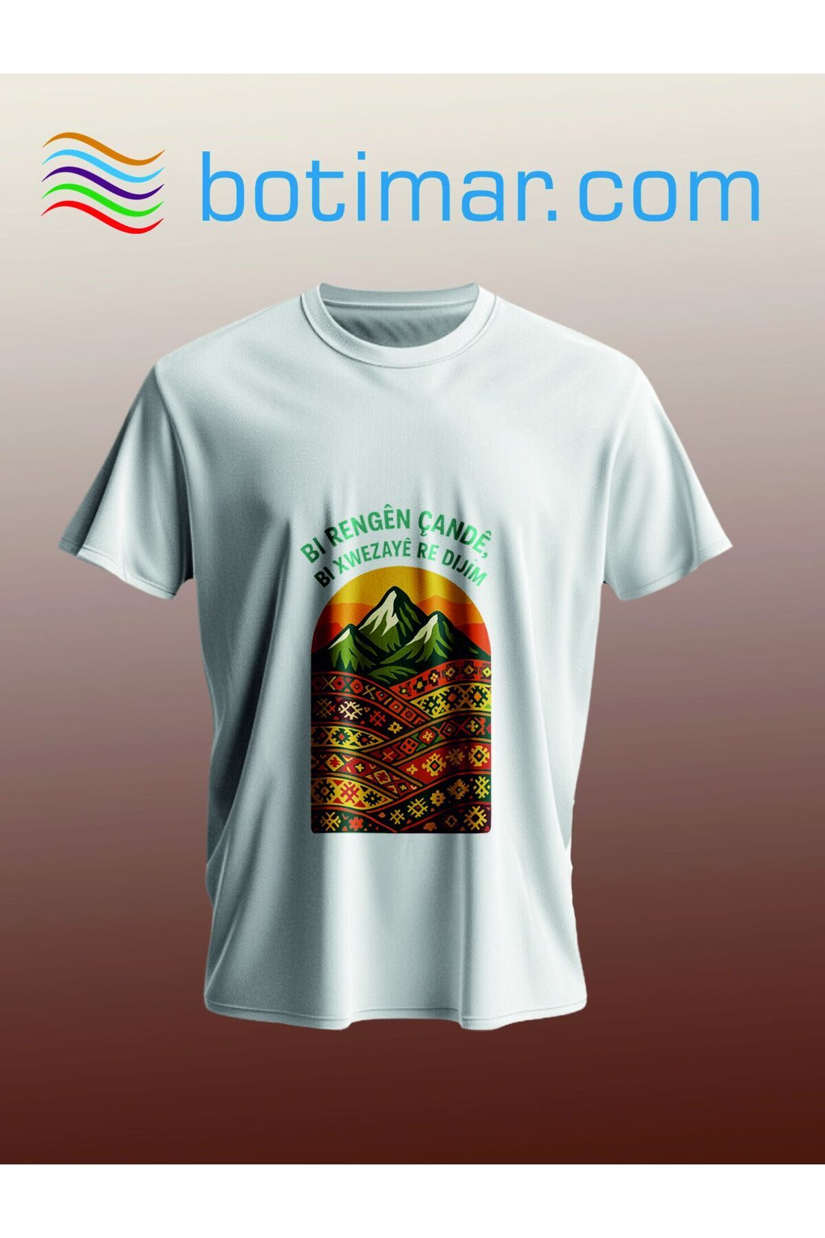 botimar KÜRTÇE TASARIM T-SHIRT-xxl