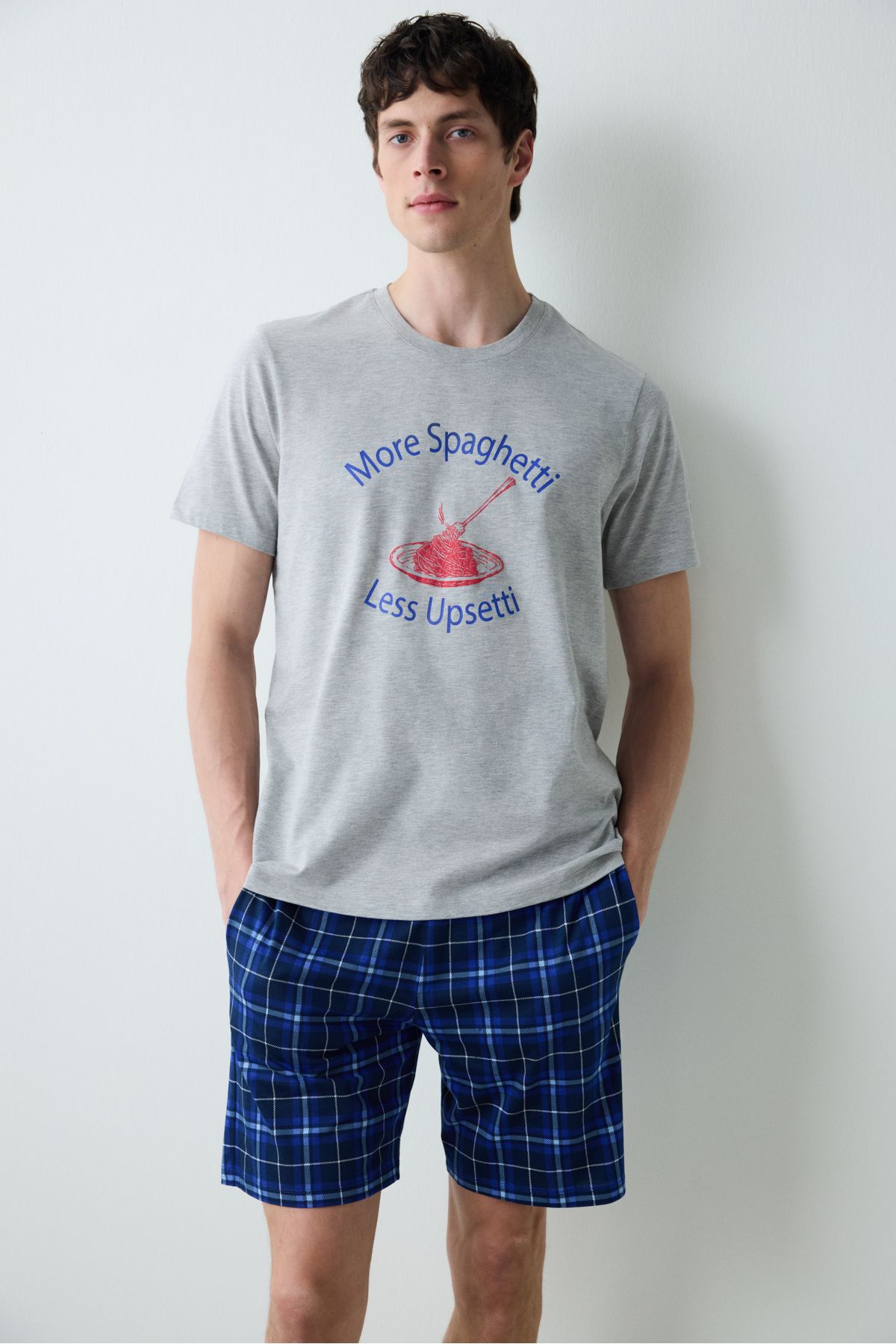 Penti-Spaghetti Multicolored Shorts Pajama Set 2