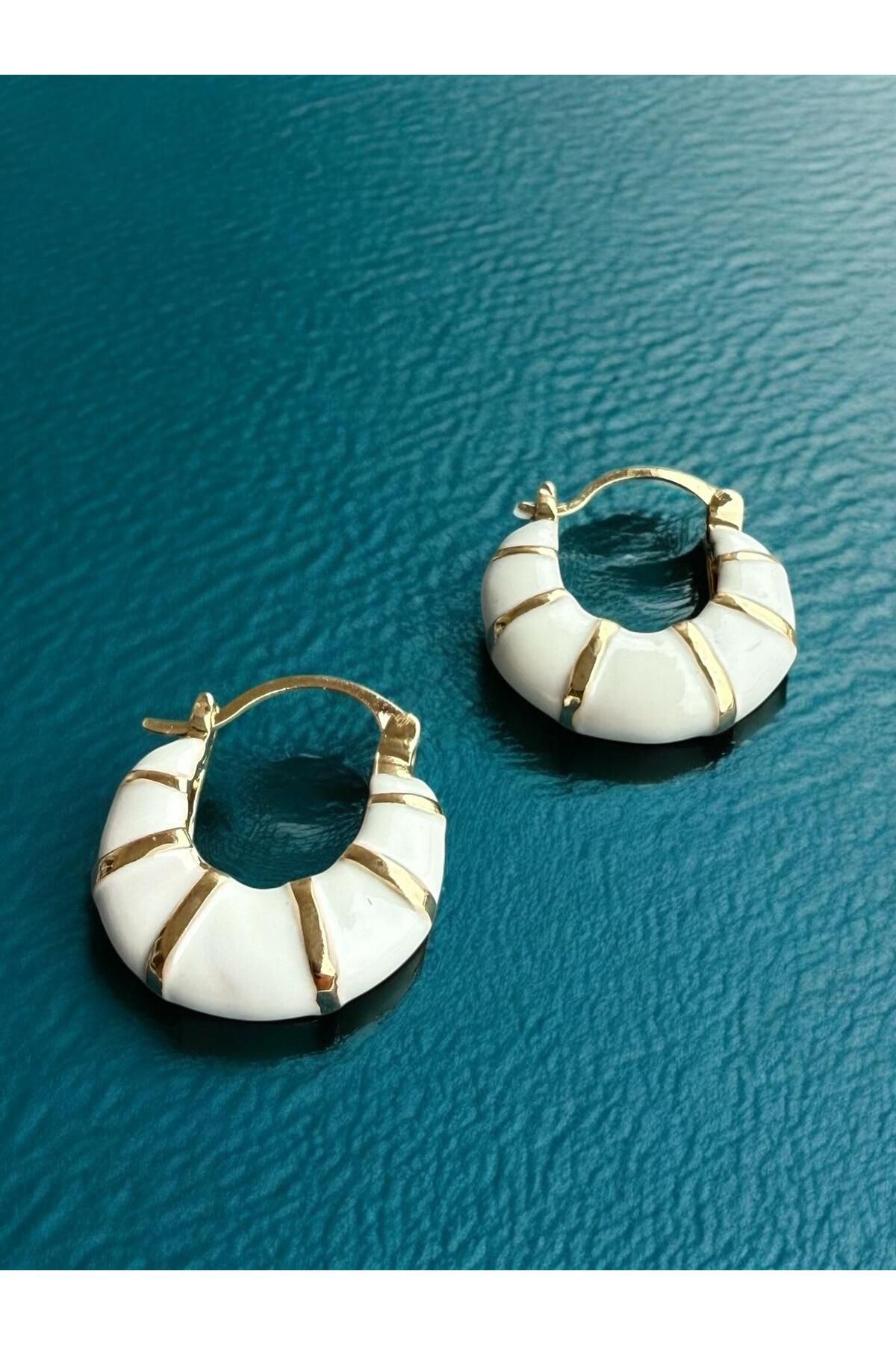 XUPING JEWELRY RENKLİ MİNELİ U KÜPE