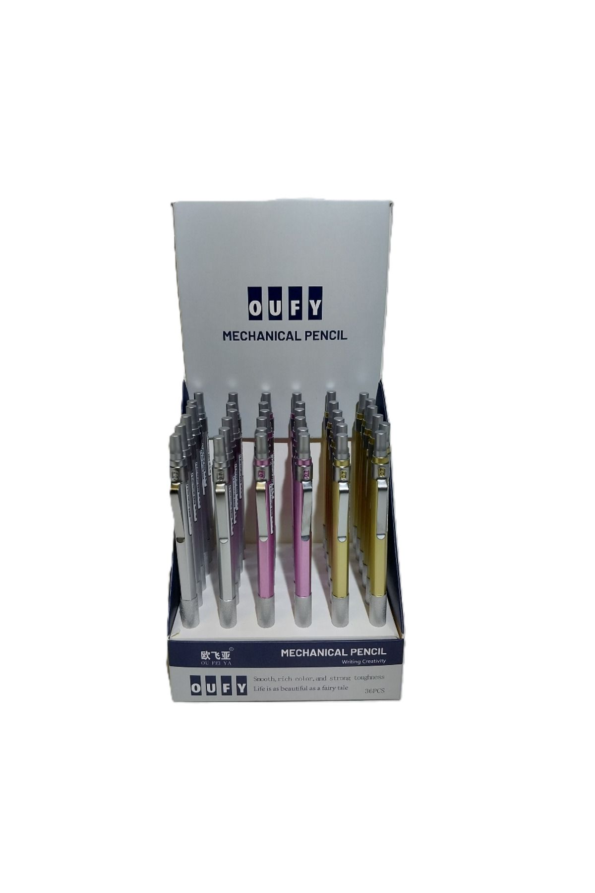 Bafix Versatil Kalem (Mekanik Kurşun Kalem) Oufy 0.7 Mm 6871 (36 Lı Paket)
