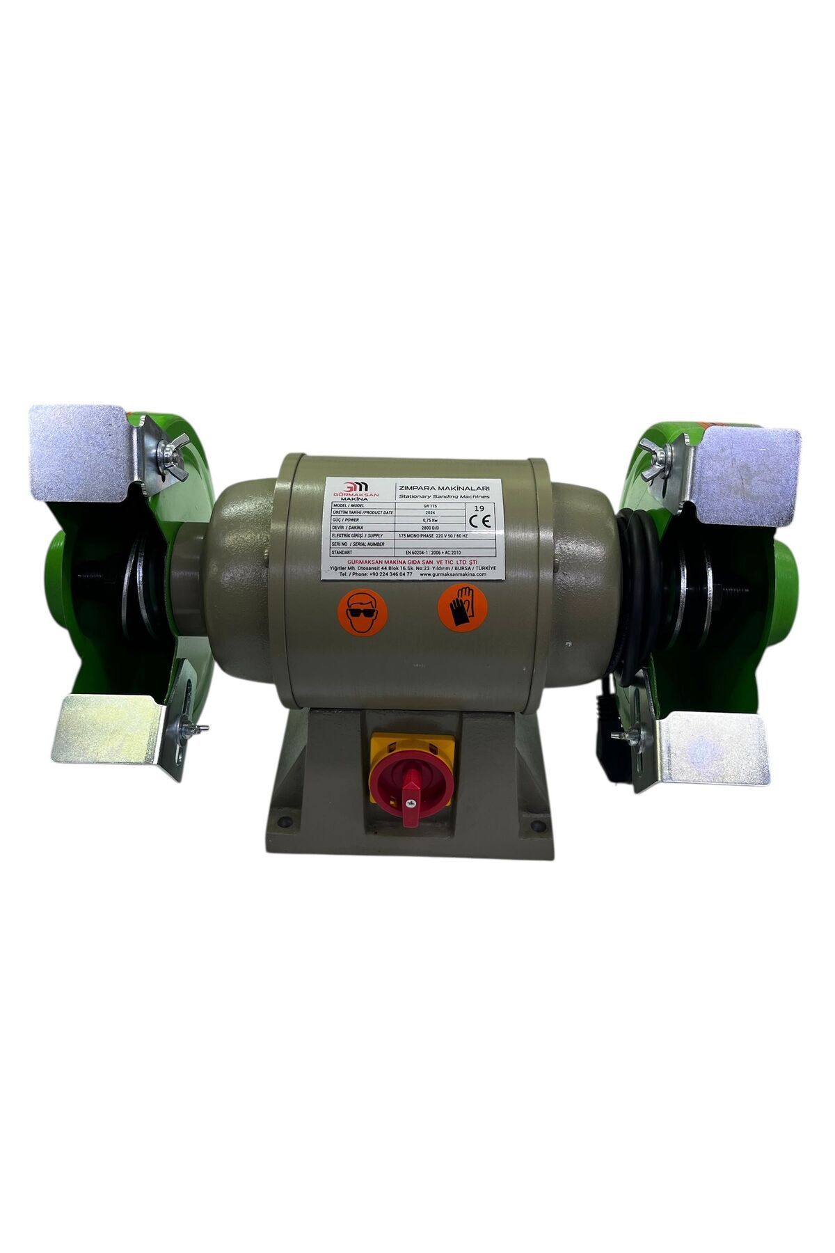 Gürmaksan Zımpara Taş Motoru MONOFAZE-175 mm