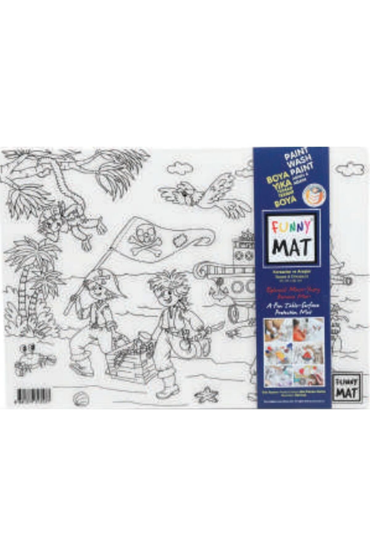 Destek Yayınları Funny Mat Korsanlar Ve Araçlar 25 X 35 Cm