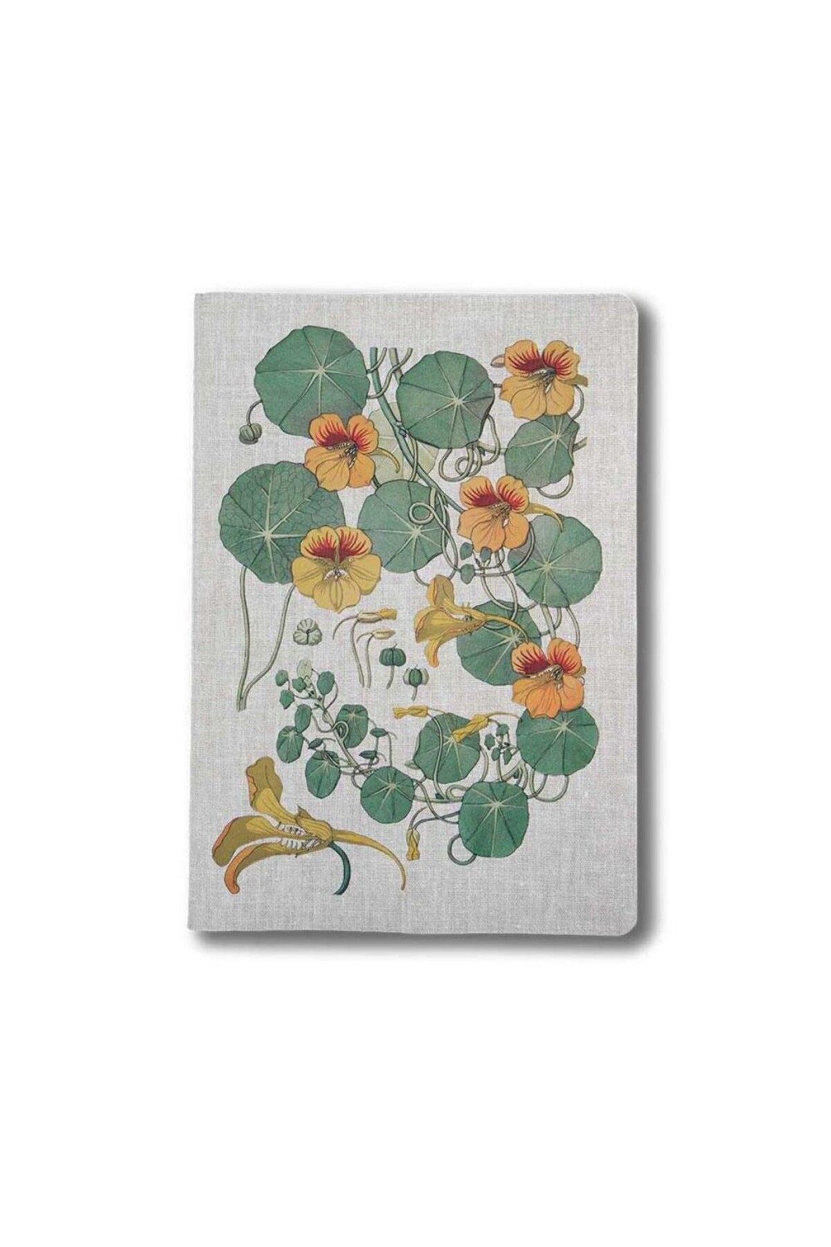 MUUS Plante Nasturtium 16,5x23,5 Çizgili Defter