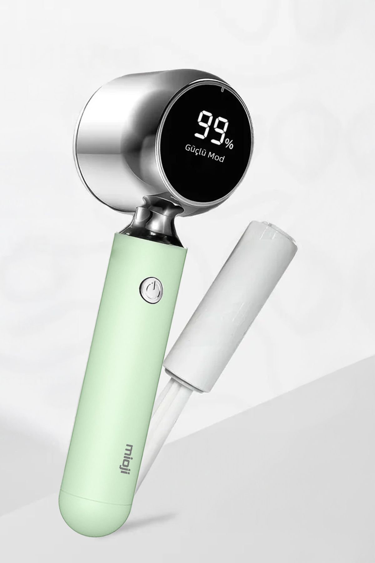 Mioji-Mio Lr6 Digital Indicator 800Mah Wireless Lint Remover Machine - Green (Lint Collector Roller Gift) 2