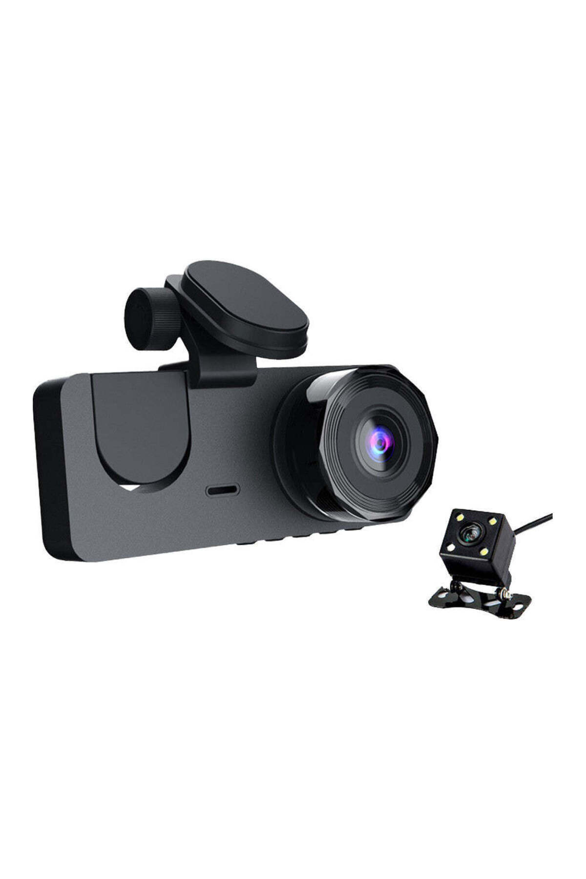 Velixo-Triple Dash Camera 1080p, 170° Angle, 2” Display, Night Vision, Motion Detect, Loop Rec, G-sensor 2