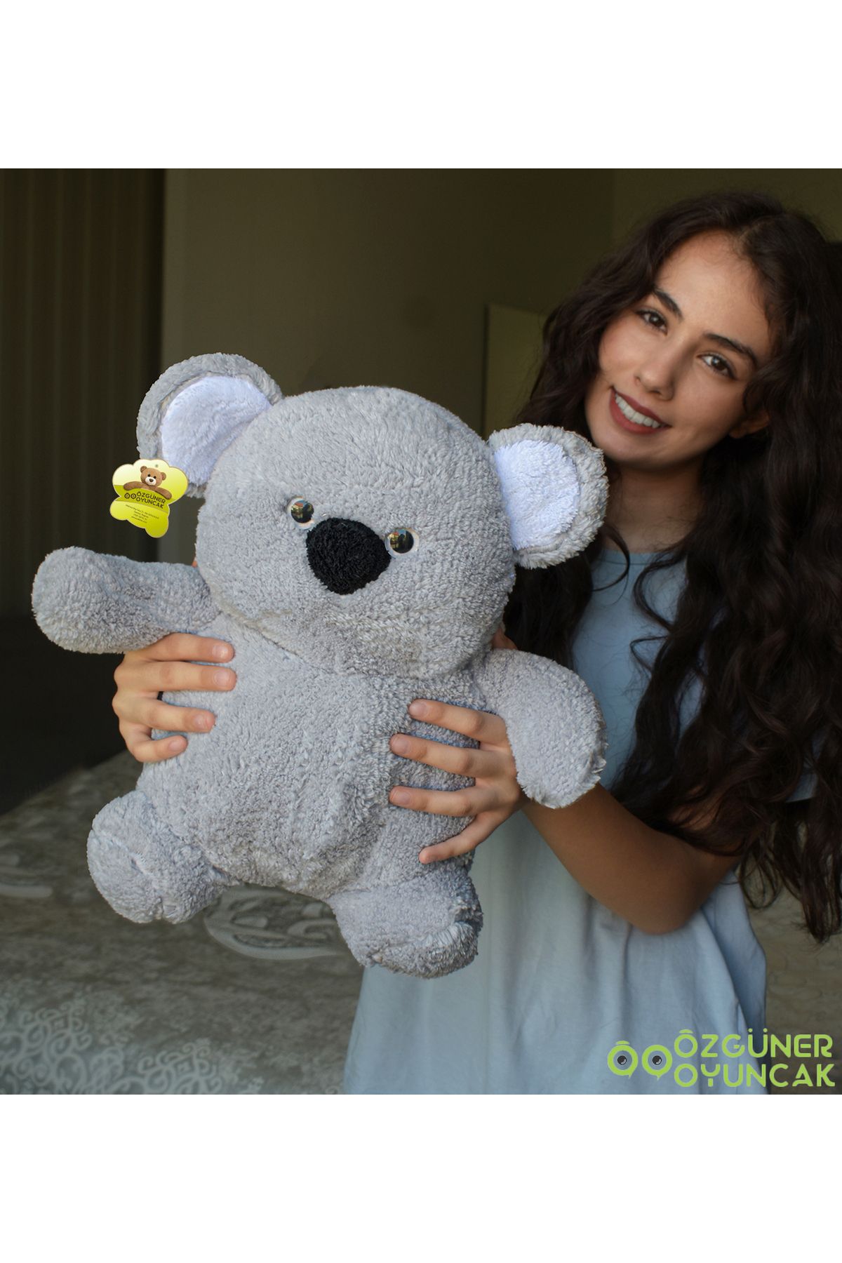 Özgüner Oyuncak Sarılınca Mutluluk Veren Koala Oyuncak Peluş