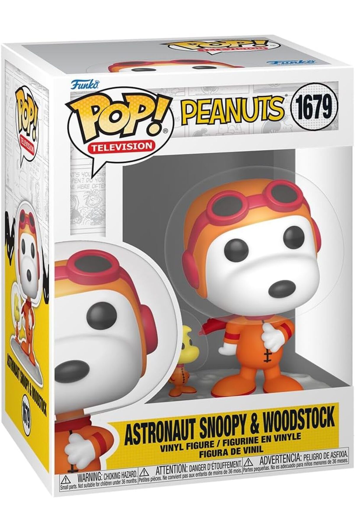 Funko Pop! Peanuts Space Snoopy Vinil Figür 9,5 cm, Koleksiyon ve Hediye İçin