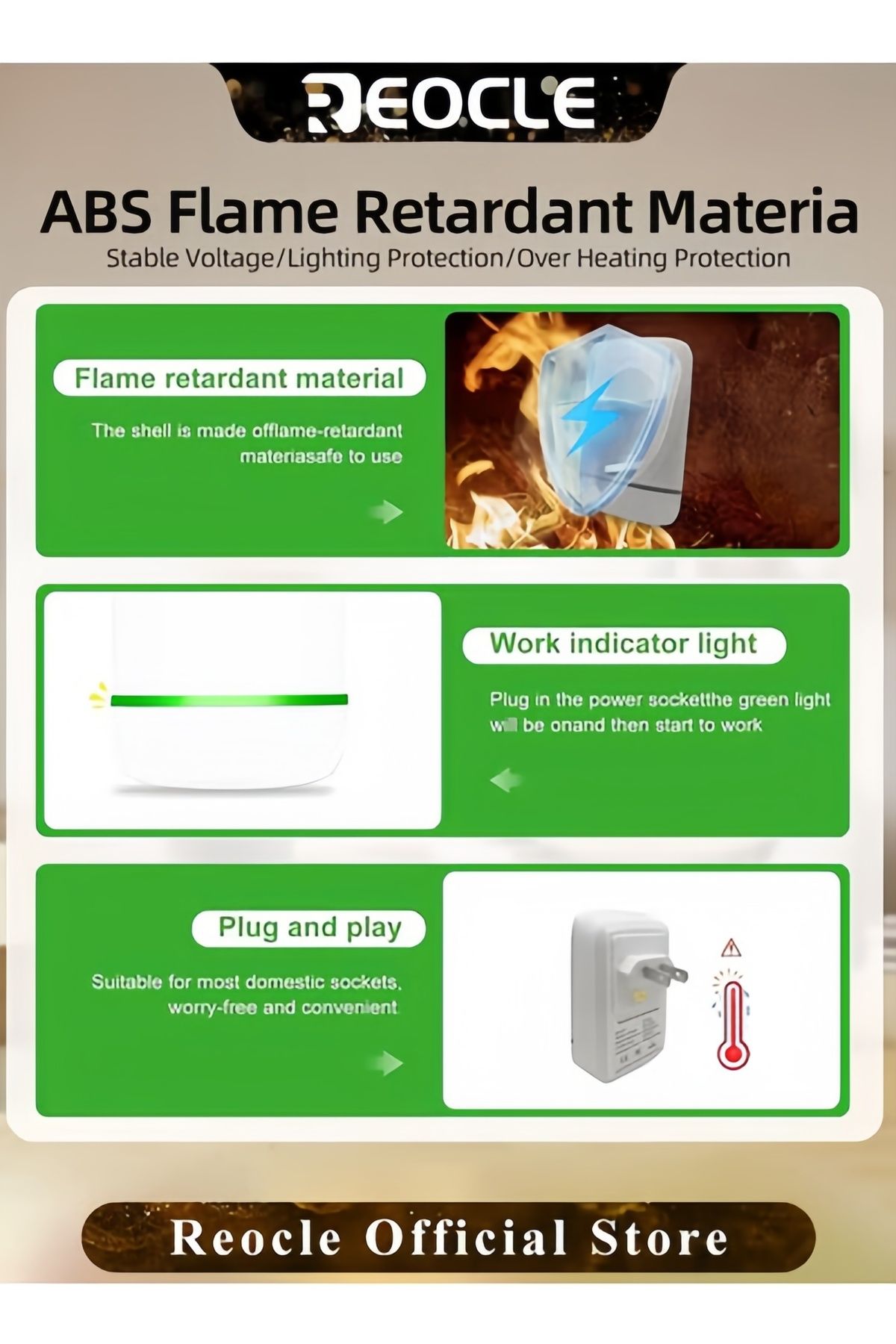 REOCLE-1pc Home Smart Power Saver Electricity Saving Box Energy Saving Device Household Energy Saver 3