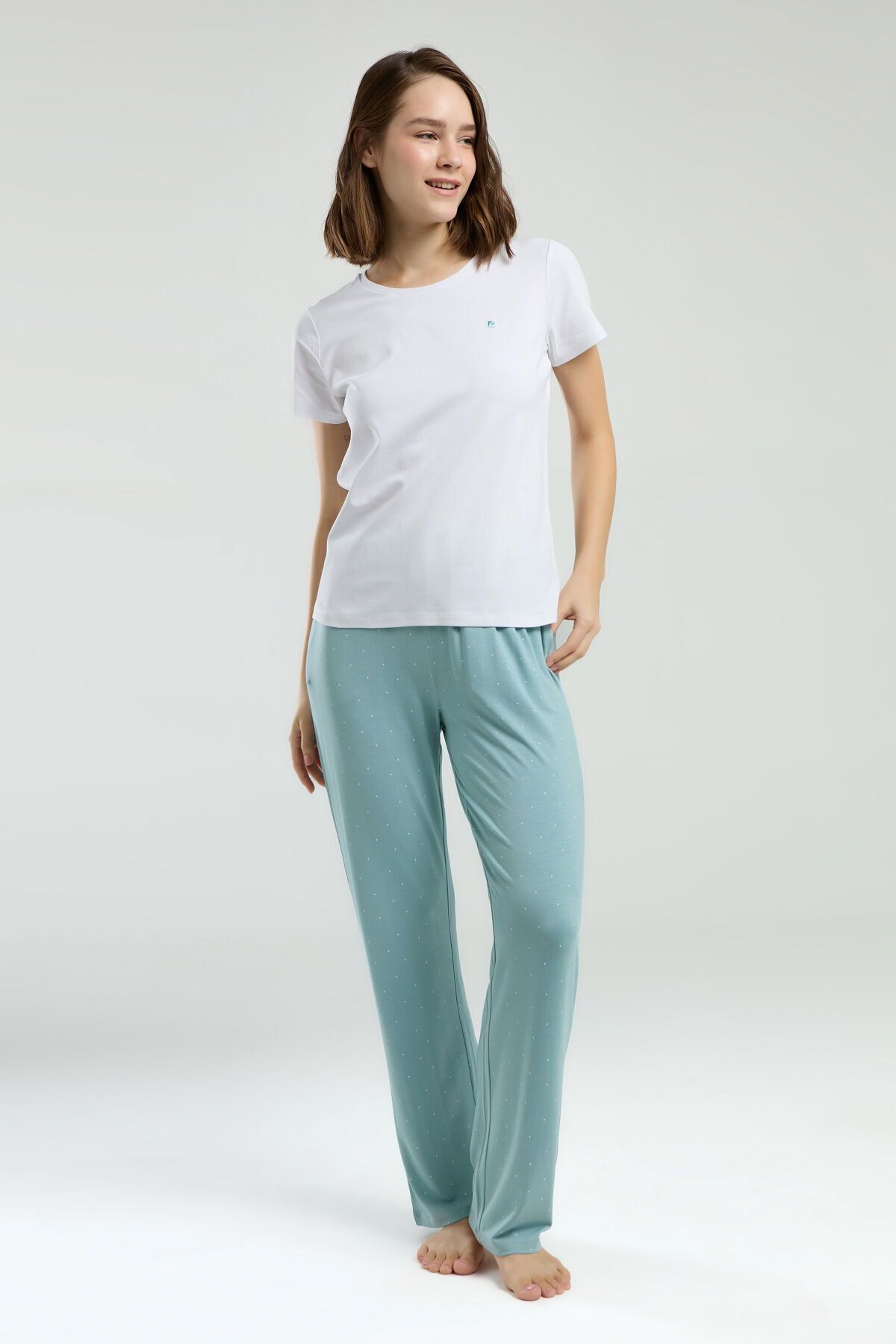 Pierre Cardin 8983 Kadın Kısa Kol Pijama Takım