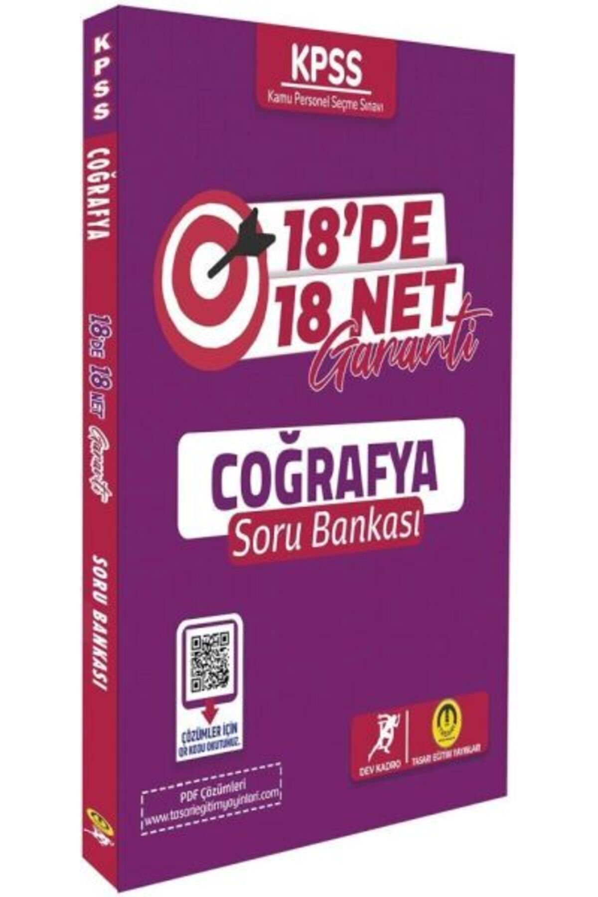 Destek Yayınları Tasarı Yayınları KPSS Coğrafya 18 de 18 Net Garanti Soru Bankası
