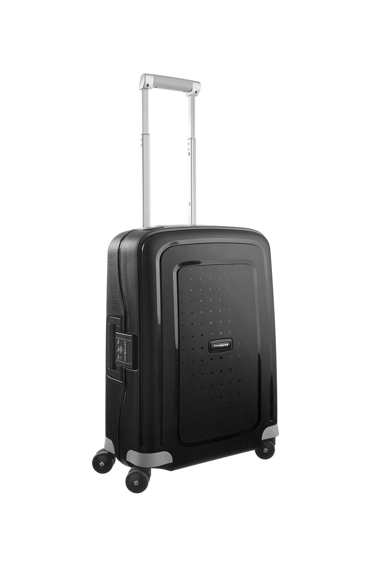 Samsonite Siyah Çekçekli Sert Valiz S'CURE-SPINNER 55/20