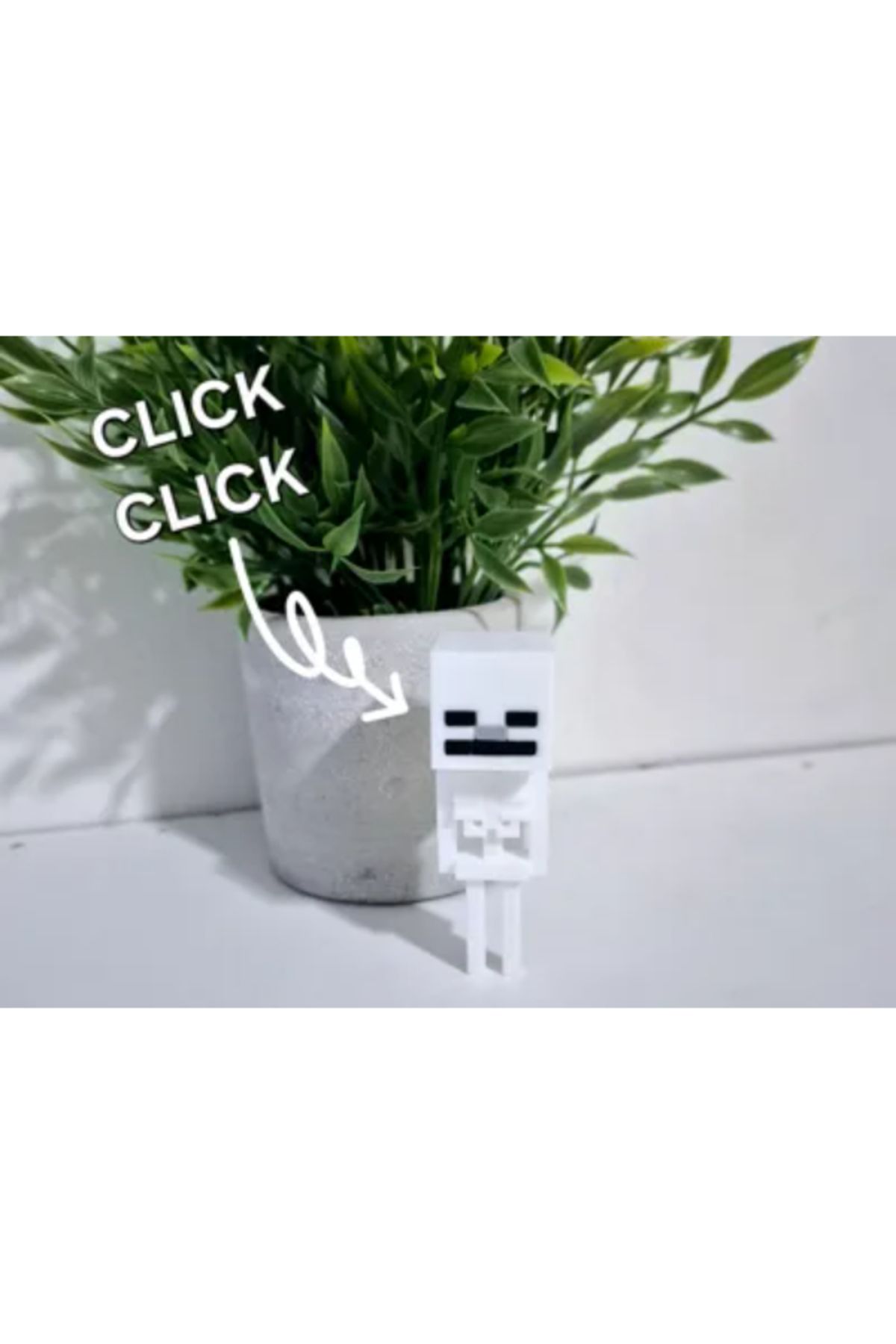 3d model s Minecraft İskelet Fidget Clicker – Stres Giderici Oyuncak