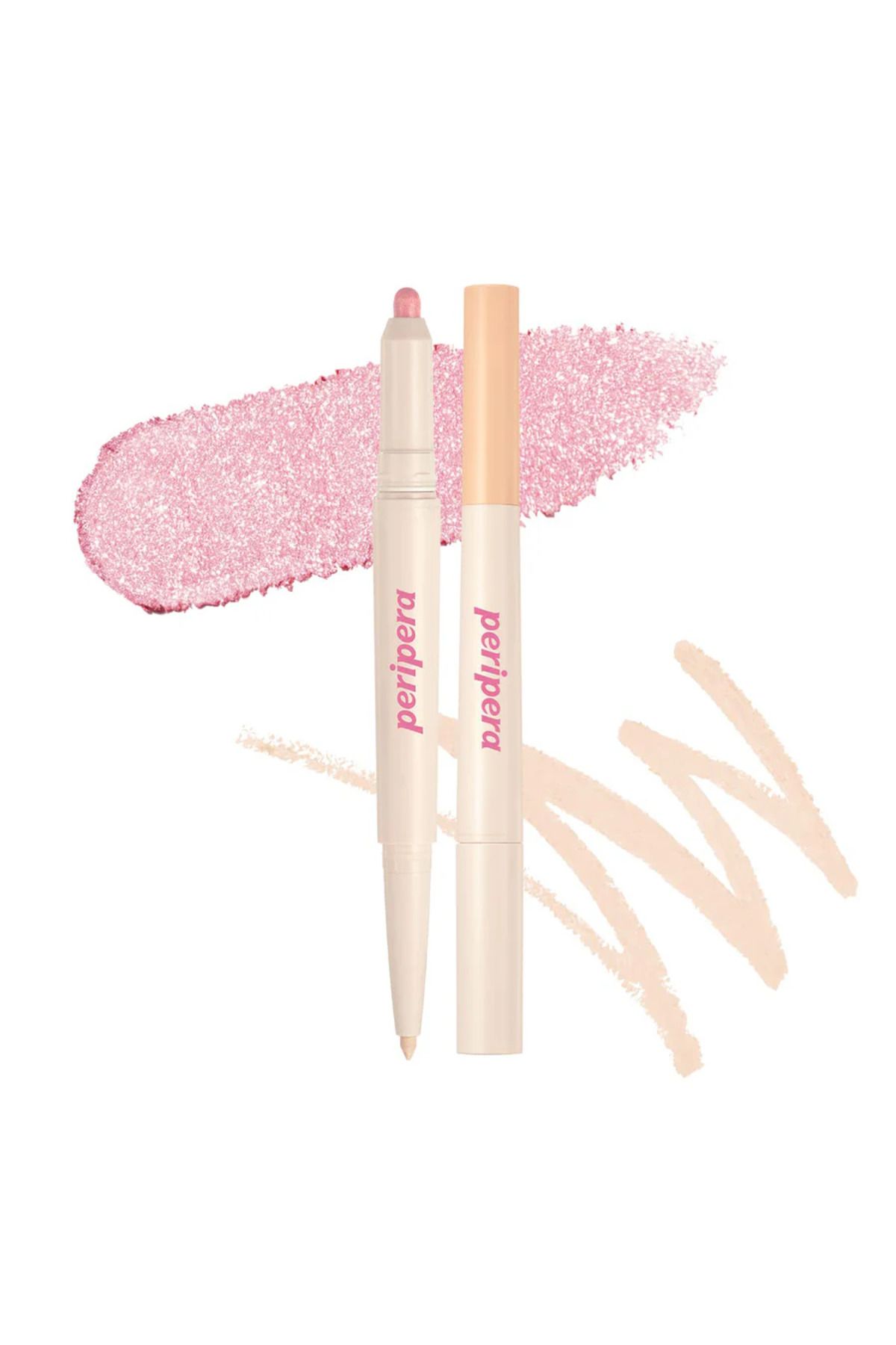 PERIPERA Fard De Pleoape Duo, Peripera, Sugar Twinkle Duo Eye Stick, 0.23g + 0.55g 005 Frozen Pink - One Size
